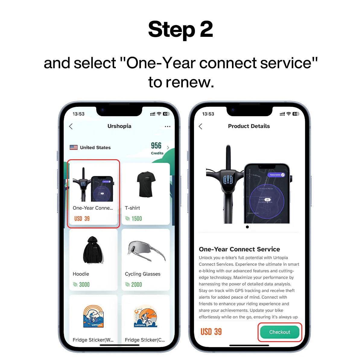 URTOPIA 1 Jahr Connect-Service - Twopoint
