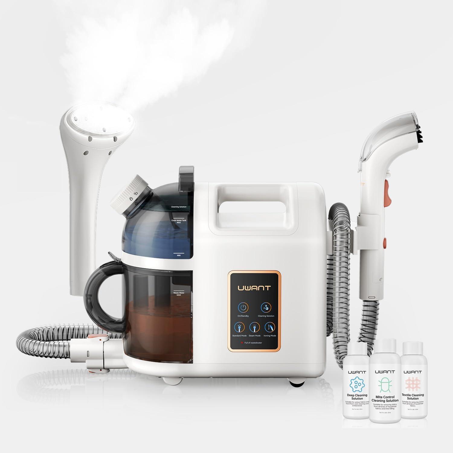 UWANT B200 Waschsauger Teppichreiniger mit Dampfreinigung - Twopoint