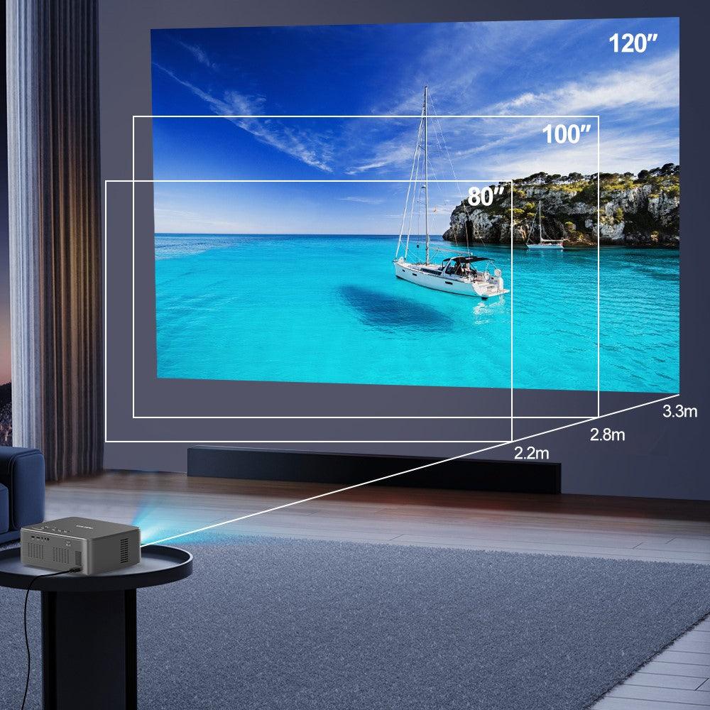 Geleipu X5 Full HD Native 1080P Beamer - Twopoint