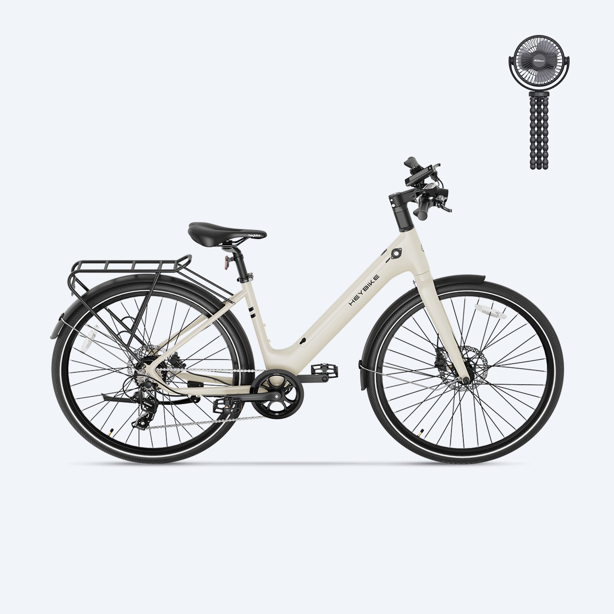 (Y compris les éléments supplémentaires) <tc>Heybike</tc> Cadre de vélo électrique Pedelec EC 1-ST
