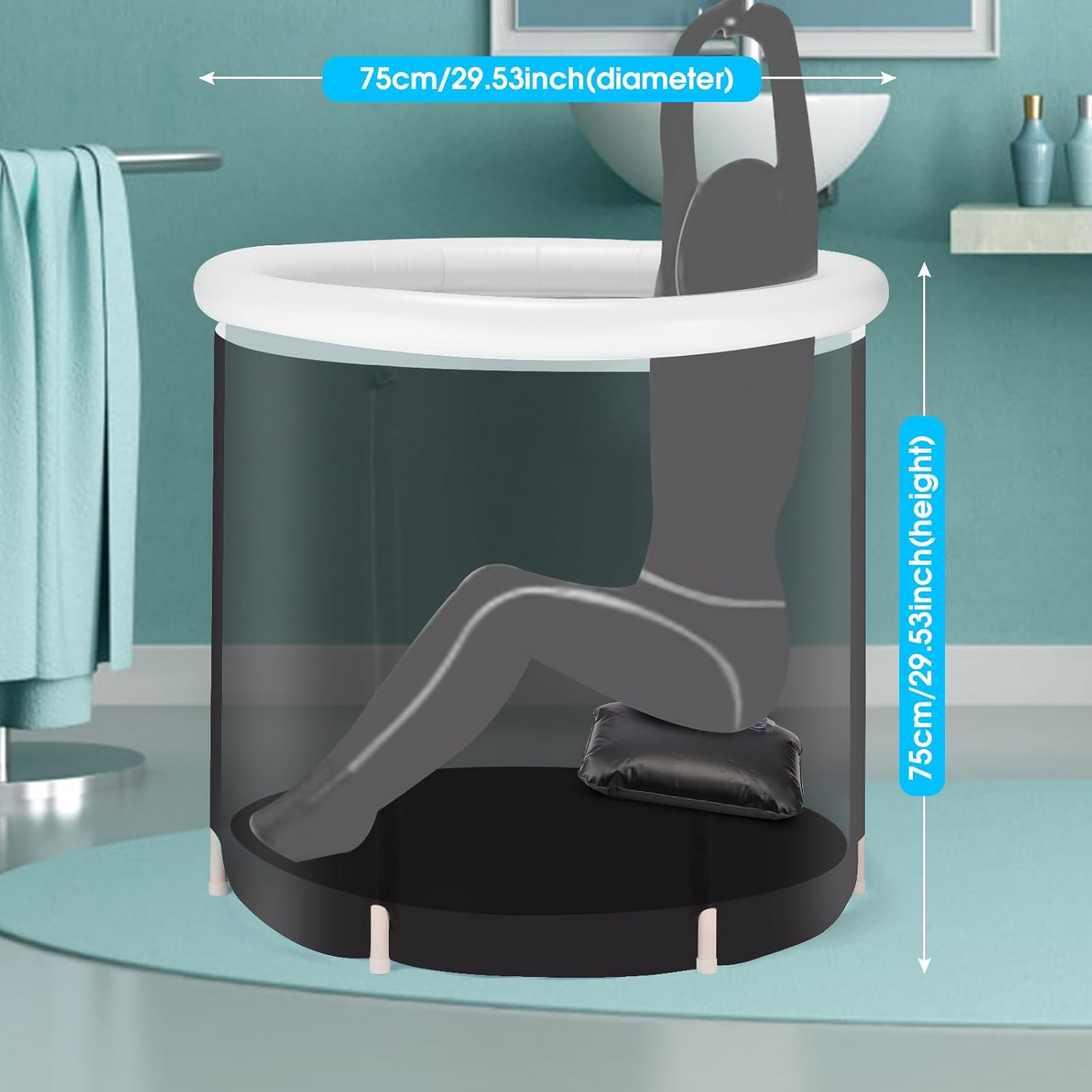 Baignoire pliable gonflable LapEasy