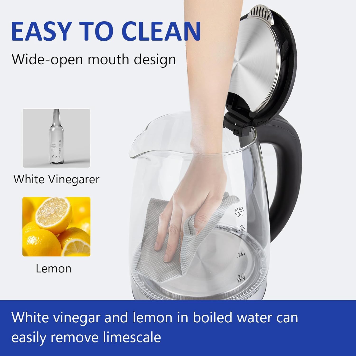 LapEasy Elektrischer Warmhalte-Wasserkocher