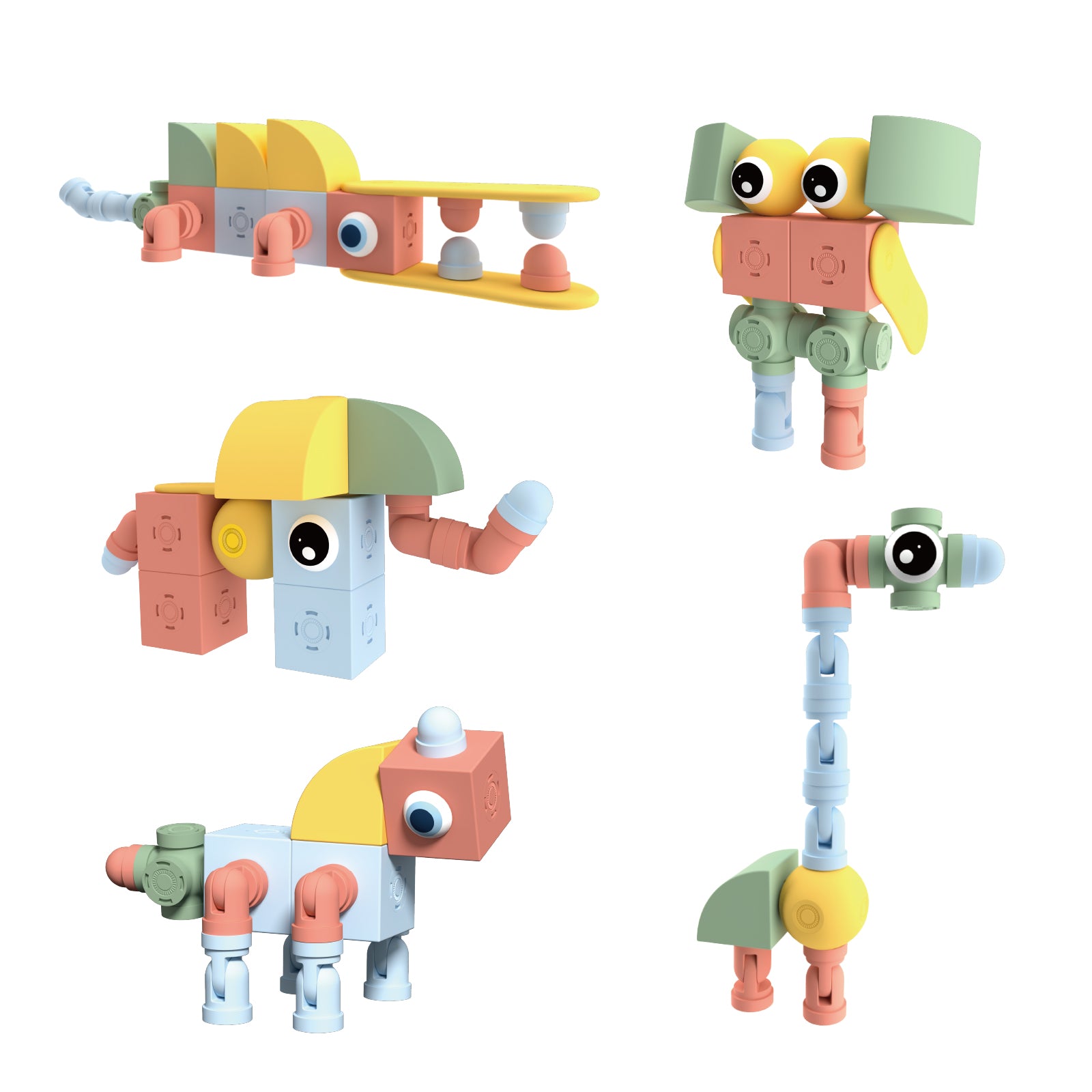 Magfun Magnetische Bouwstenen Speelgoed – 3D Dierfiguren, Veelzijdig & Creatief