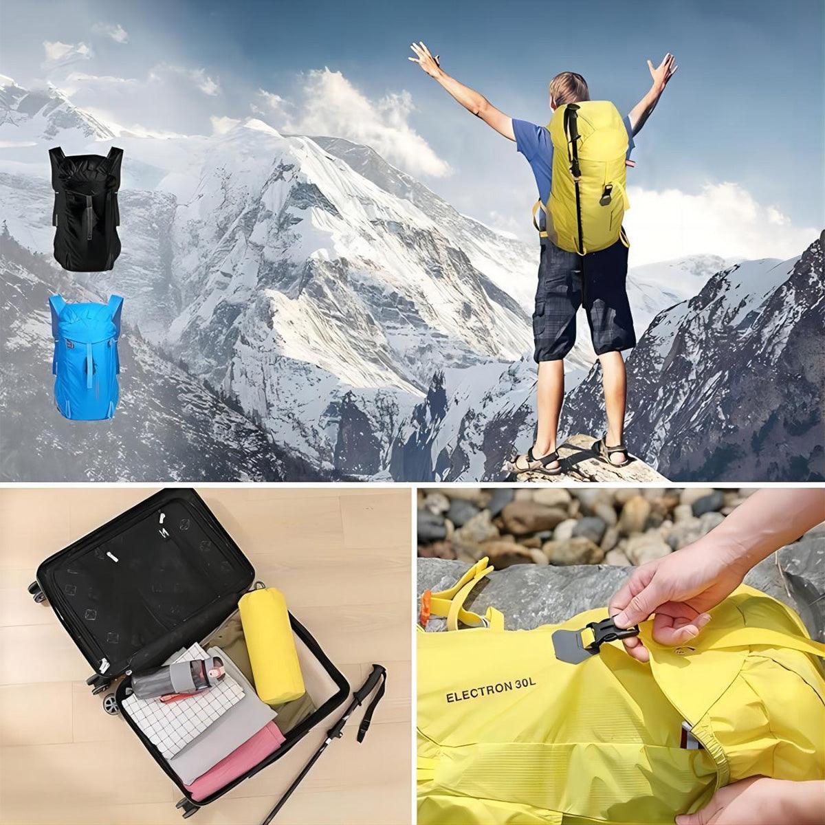 Generico Fahrradrucksack Gelb, Leichter Wanderrucksack - Twopoint