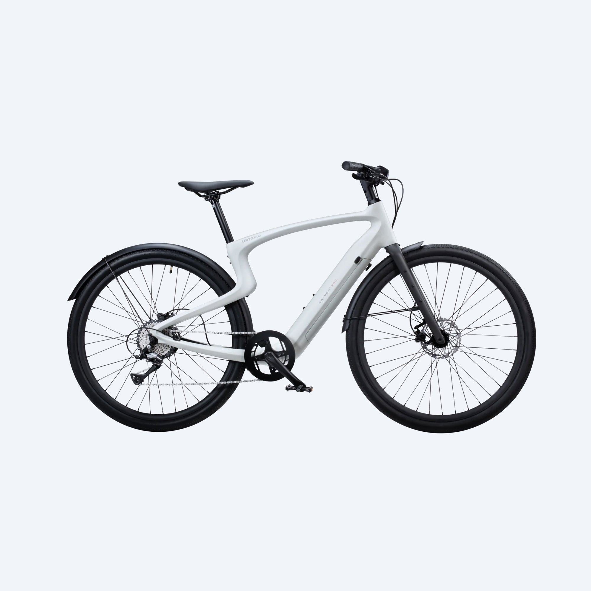 (138 € Zusatzartikel enthalten)Urtopia Carbon 1 Pro EBike – 10-Gang, Smartbar mit Sprachsteuerung, GPS, App & IoT
