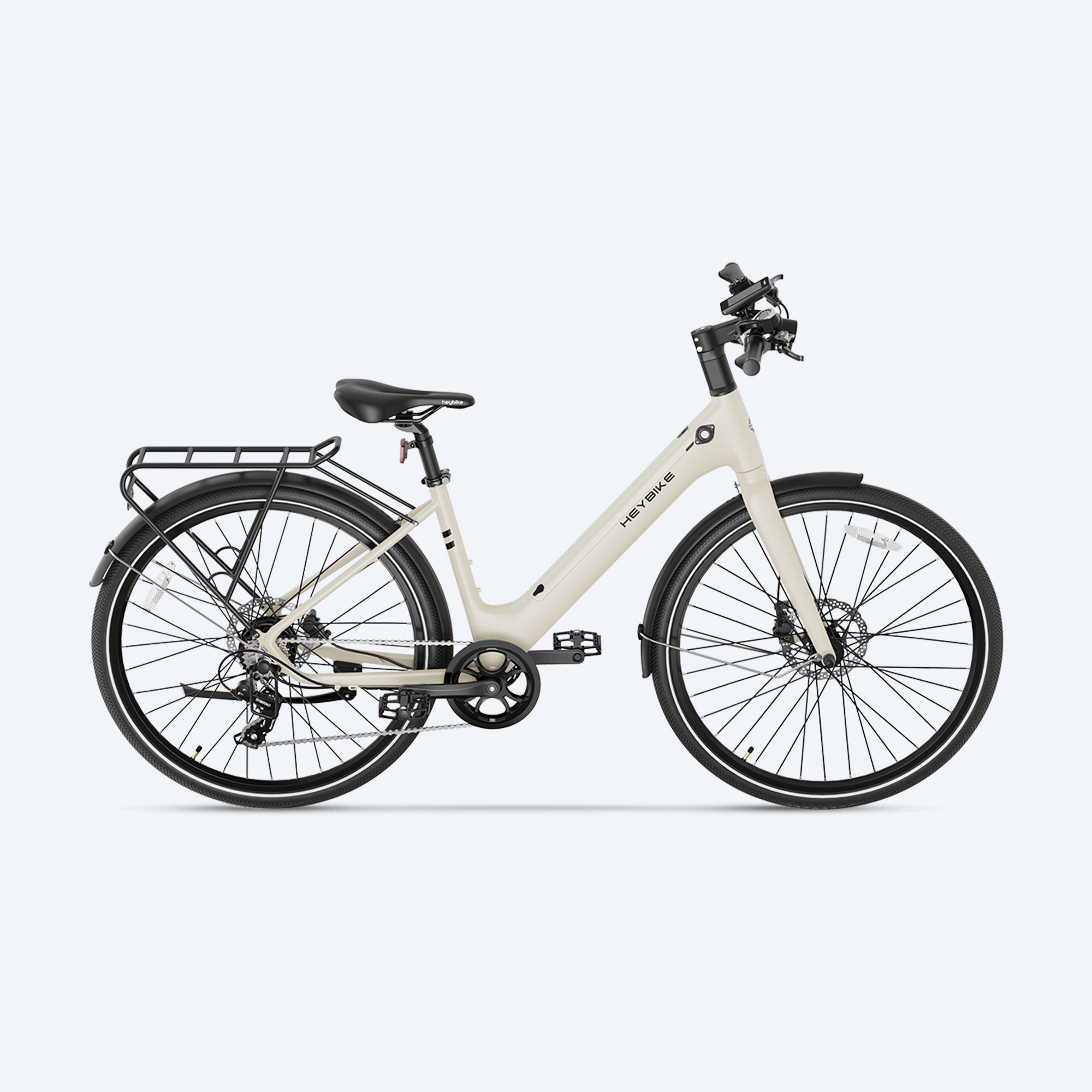 (Y compris les éléments supplémentaires) <tc>Heybike</tc> Cadre de vélo électrique Pedelec EC 1-ST