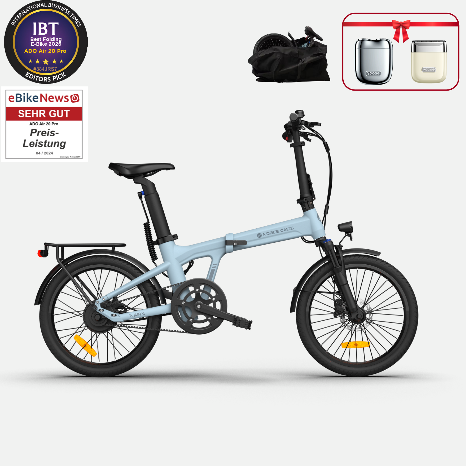 pedelec klapprad kaufen ADO Air 20 Pro/Ultra E-Bike Klapprad, Upgrade Version mit Rabatt – Twopoint