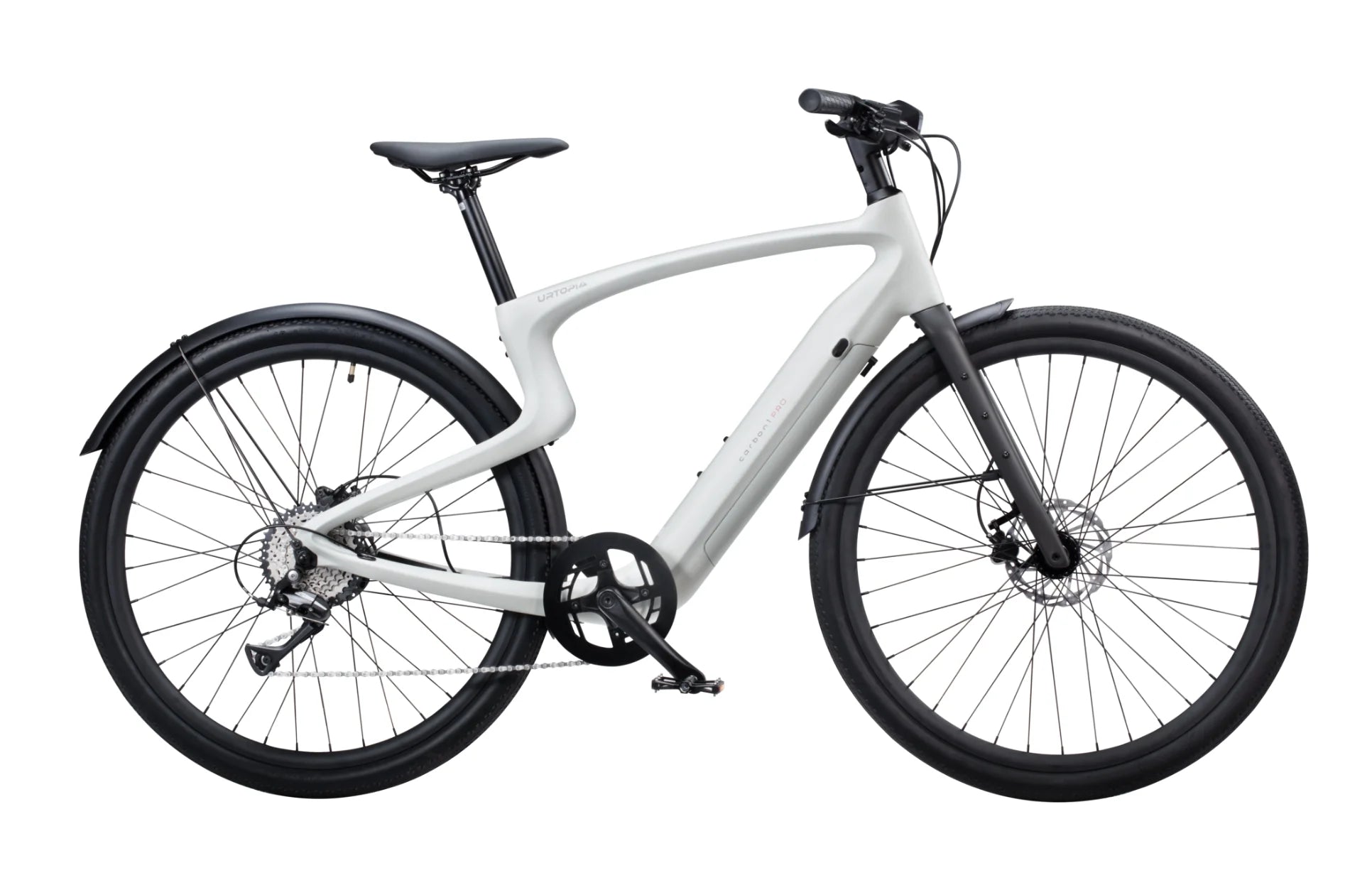 (138 € Zusatzartikel enthalten)Urtopia Carbon 1 Pro EBike – 10-Gang, Smartbar mit Sprachsteuerung, GPS, App & IoT