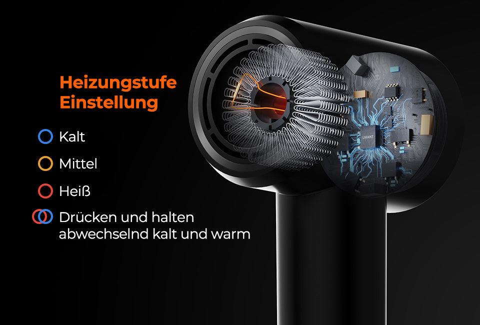 UWANT H100 Hochgeschwindigkeit-Haartrockner - Twopoint