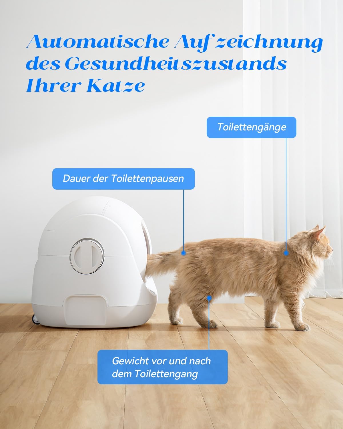 Bac à litière autonettoyant Catlink Baymax