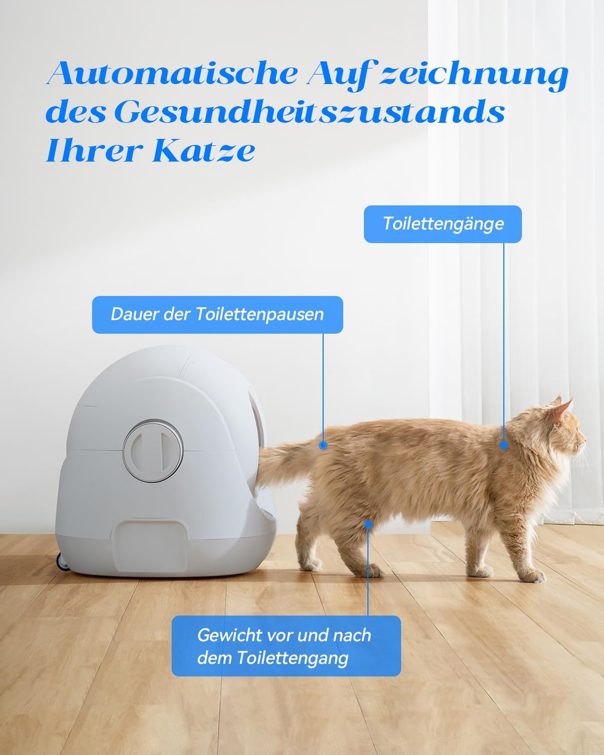 Bac à litière autonettoyant Catlink Baymax