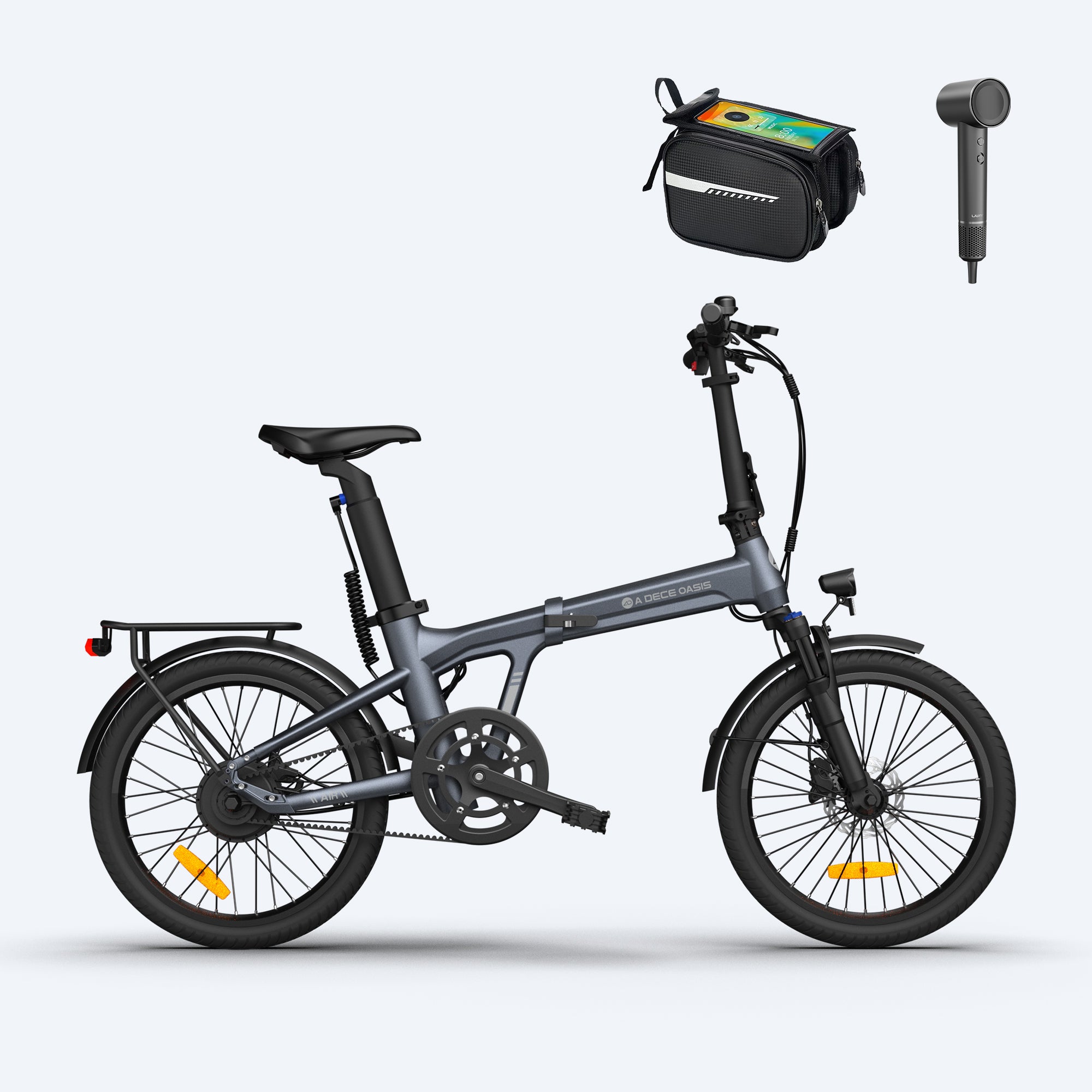 (55 € Advertising gift + € 39.99 Ober tube bag) ADO AIR 20 Pro/Ultra E-Bike Klapprad, Upgrade Version
