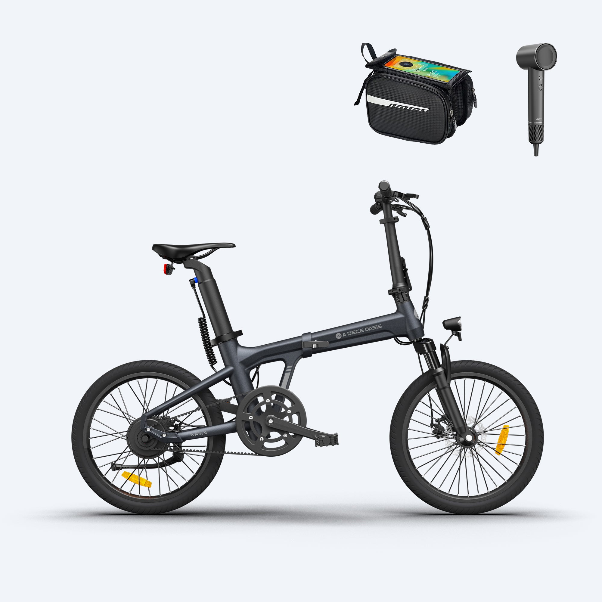 (79.99 € Werbegeschenk × 2 + 39.99 € Oberrohrtasche × 2)Bundle: ADO E-bike ×2
