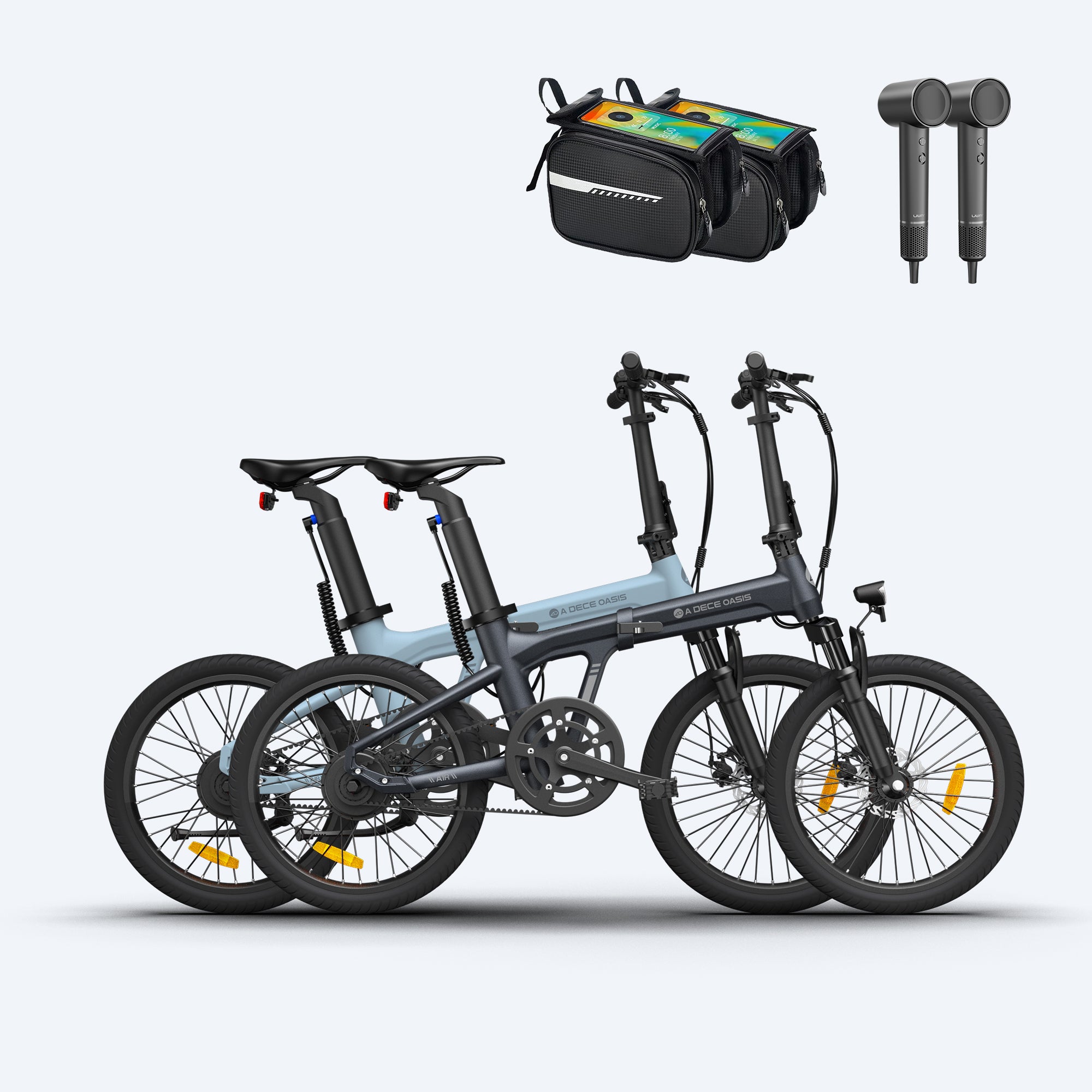 (55 € Werbewetchenk × 2 + 39.99 € top pipe bag × 2) Bundle: ADO Air 20s fork with dampers