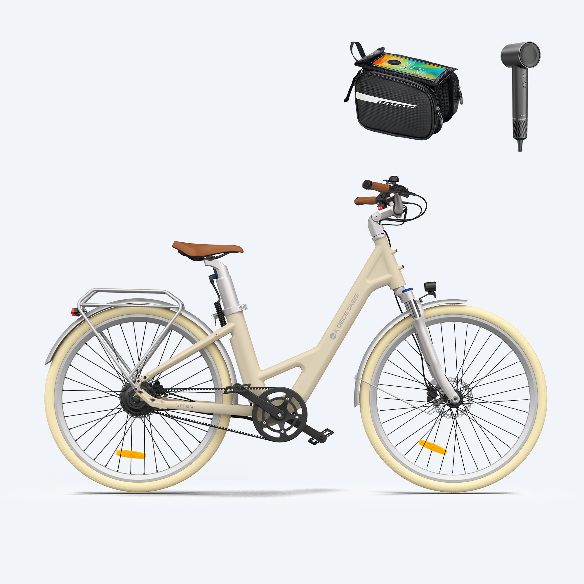 (79.99 € Werbegeschenk × 2 + 39.99 € Oberrohrtasche × 2)Bundle: ADO E-bike ×2