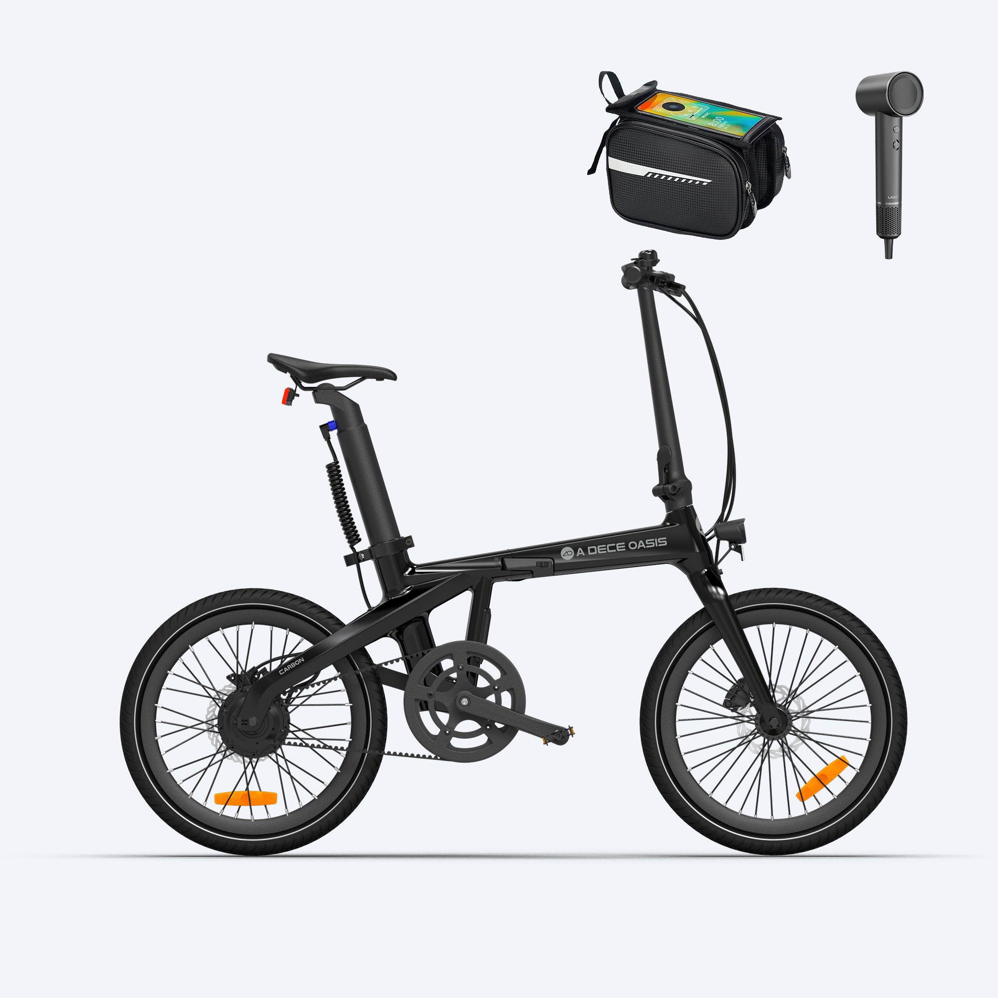 (79.99 € Werbegeschenk × 2 + 39.99 € Oberrohrtasche × 2)Bundle: ADO E-bike ×2