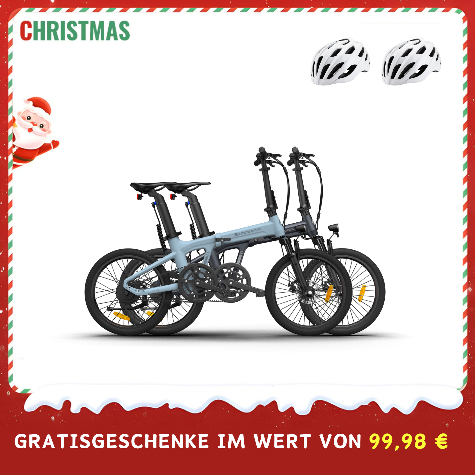 (€99.98 Additional items included) Bundle: ADO Air 20S fork with shock absorber for e-bike folding bike x 2