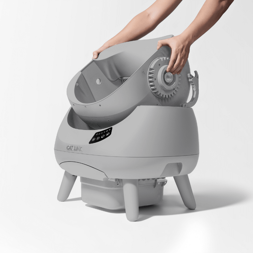 <tc>CATLINK</tc> Open-X Lite – Bac à litière ouvert et autonettoyant pour chat