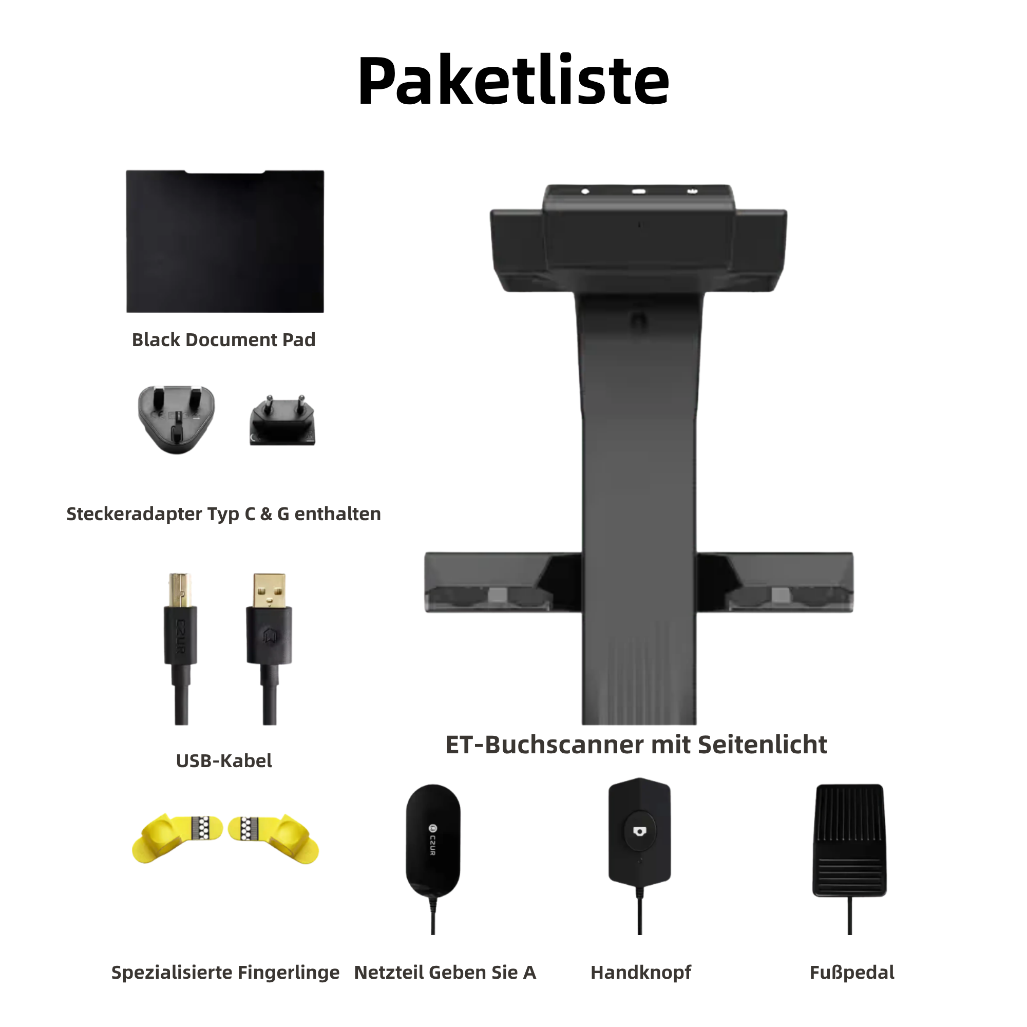 CZUR ET 16/18/24/25/26(Max) Scanner Dokumentescanner