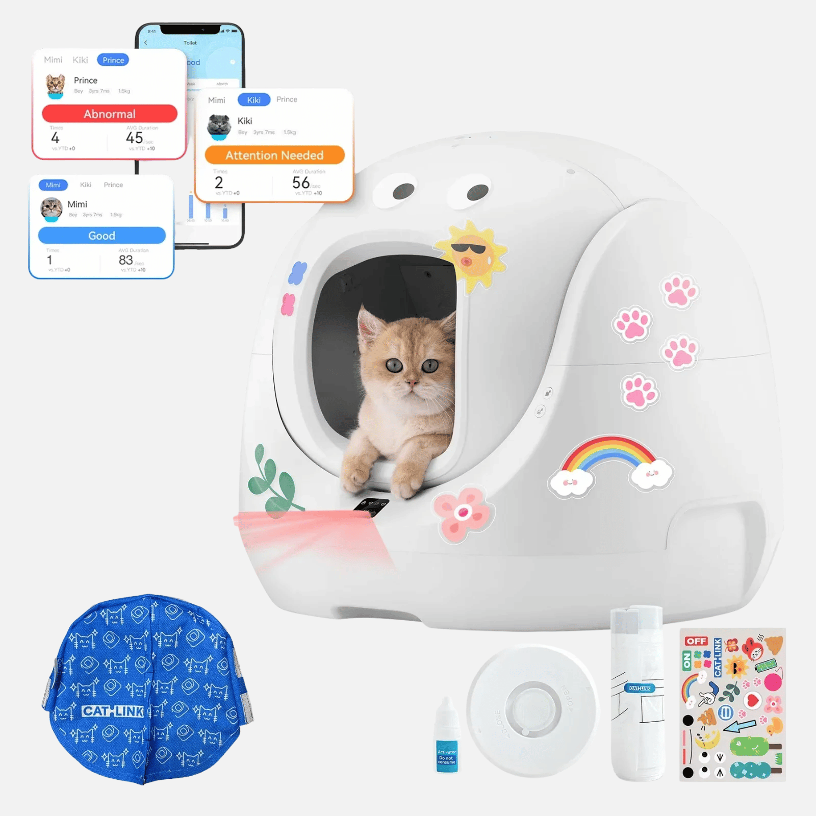 Catlink Baymax selbstreinigende Katzentoilette