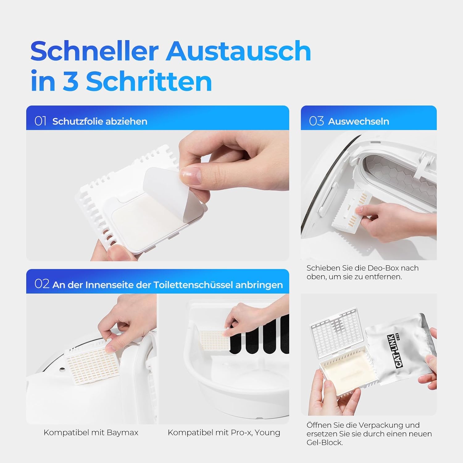 Catlink C70 Geruchsneutralisator für alle Katzenklos