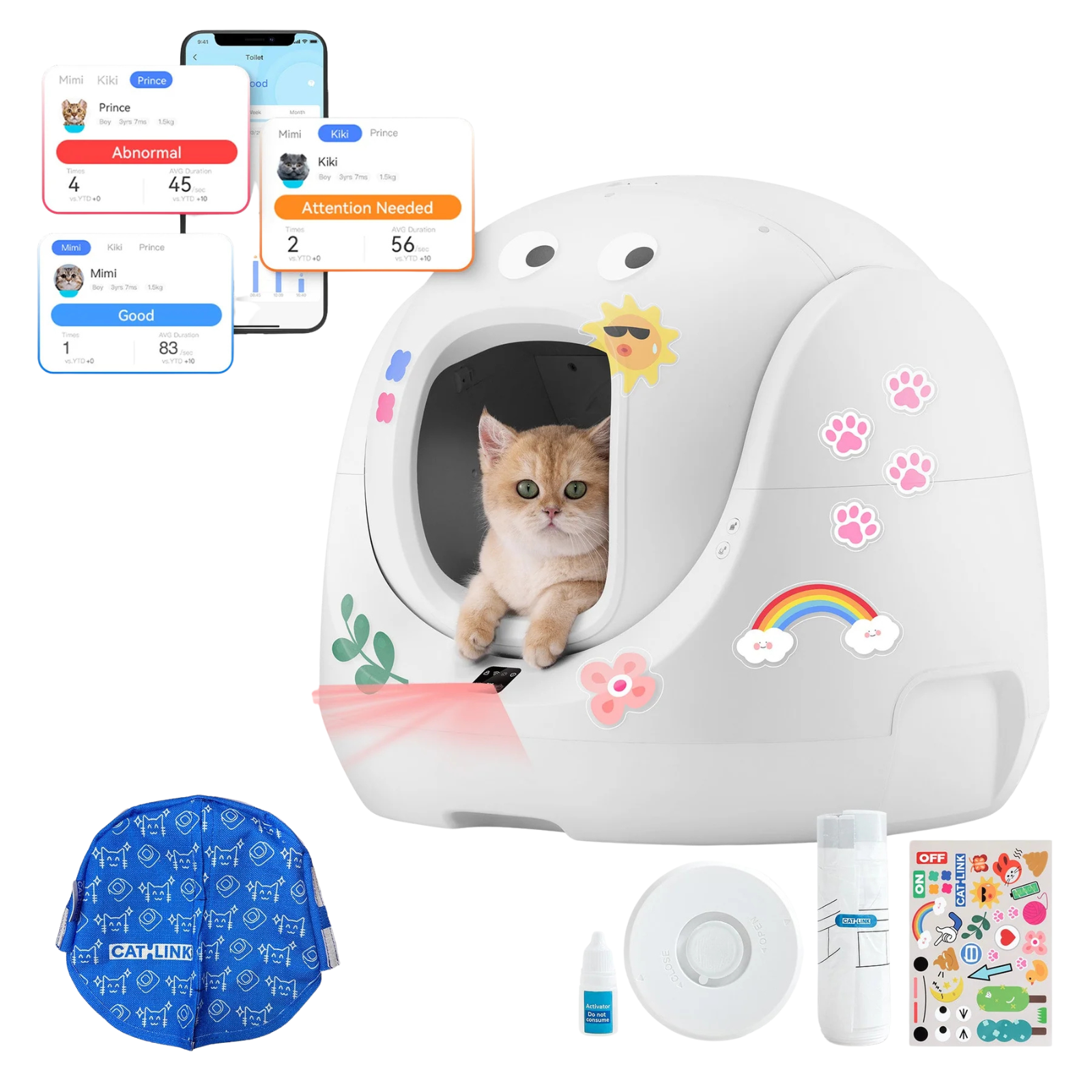 Catlink Baymax selbstreinigende Katzentoilette