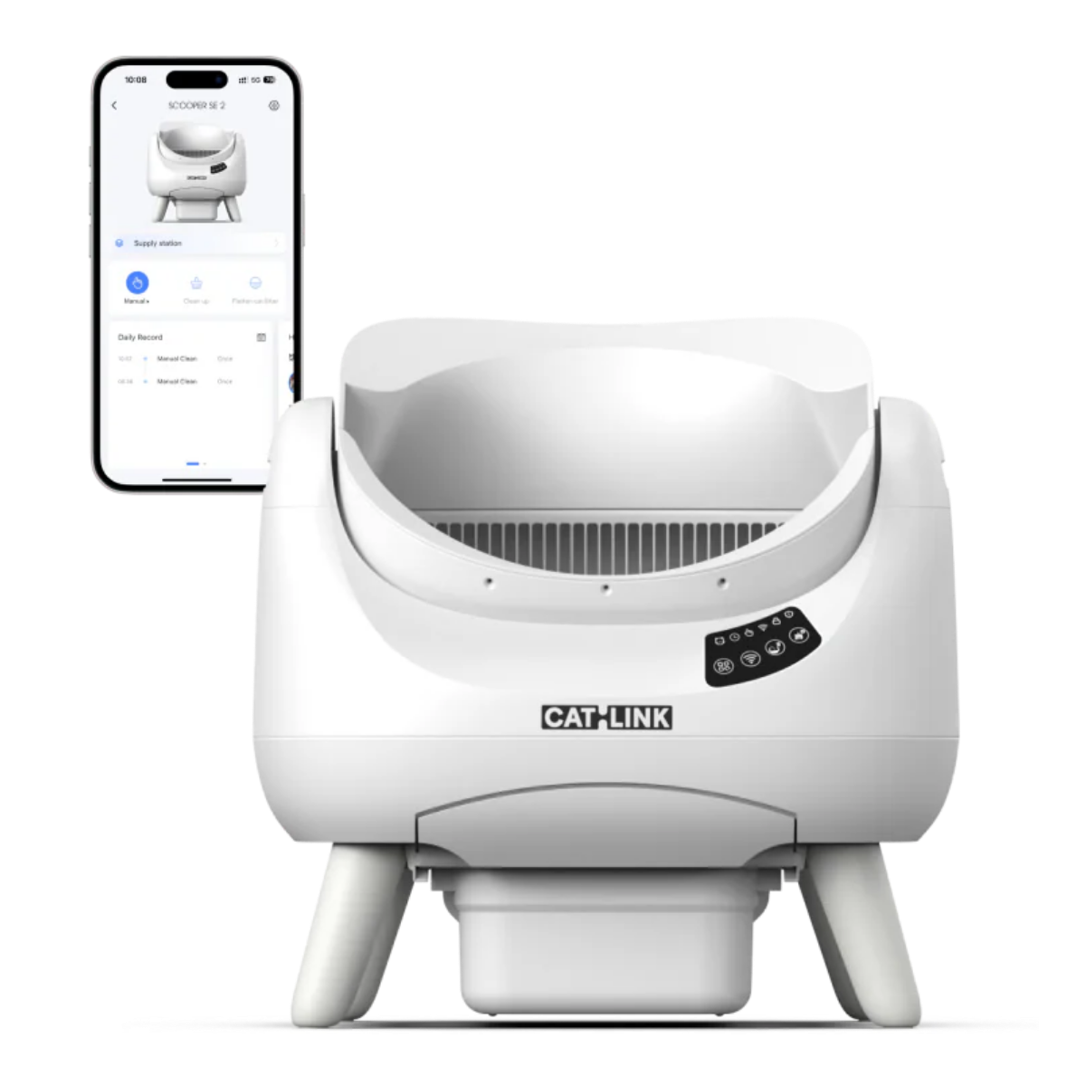 Catlink Open-X Offenes Selbstreinigendes Katzenklo