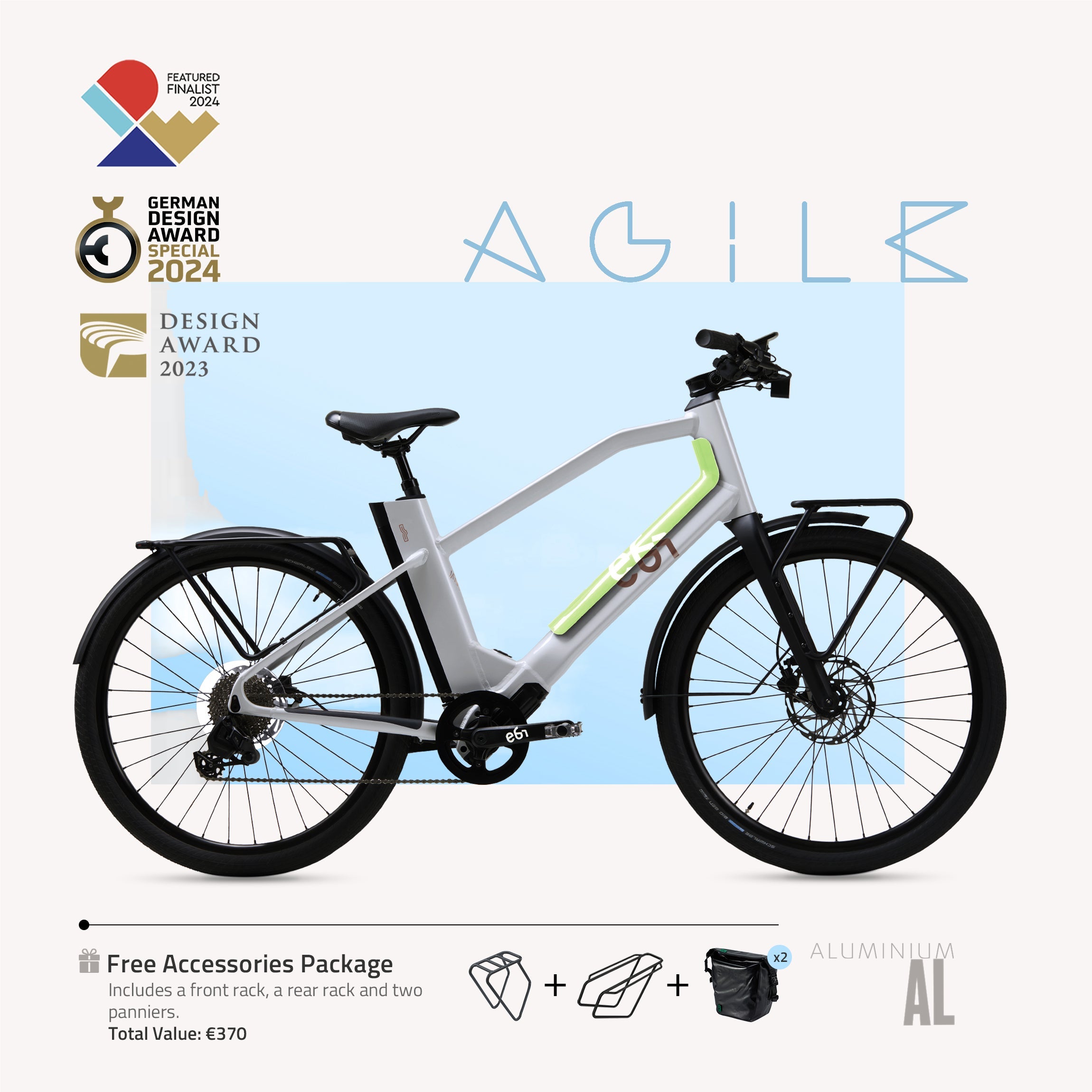 EBI AGILE Urban Aluminum – Komfortables E-Bike für zuverlässige urbane Mobilität