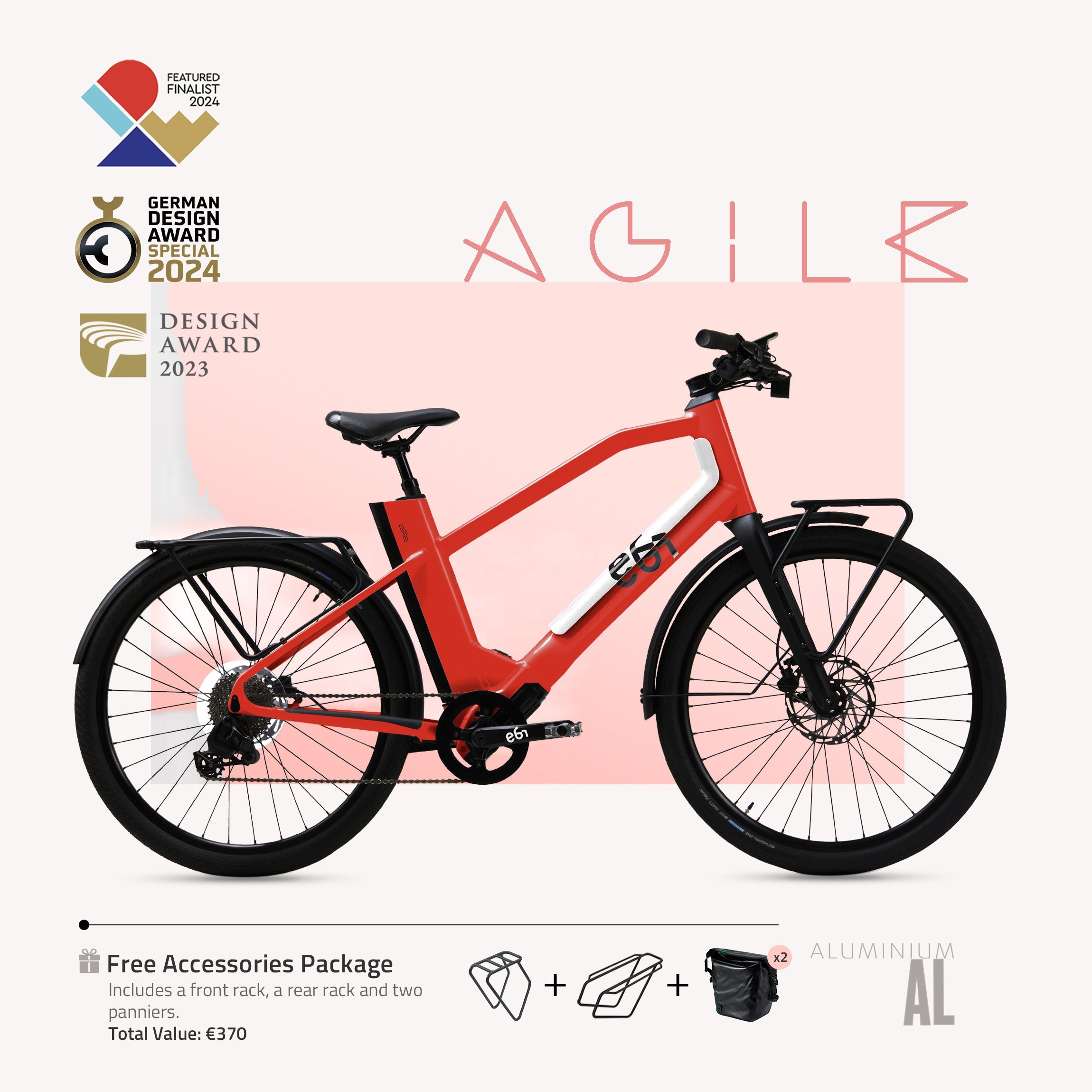 EBI AGILE Urban Aluminum – Komfortables E-Bike für zuverlässige urbane Mobilität