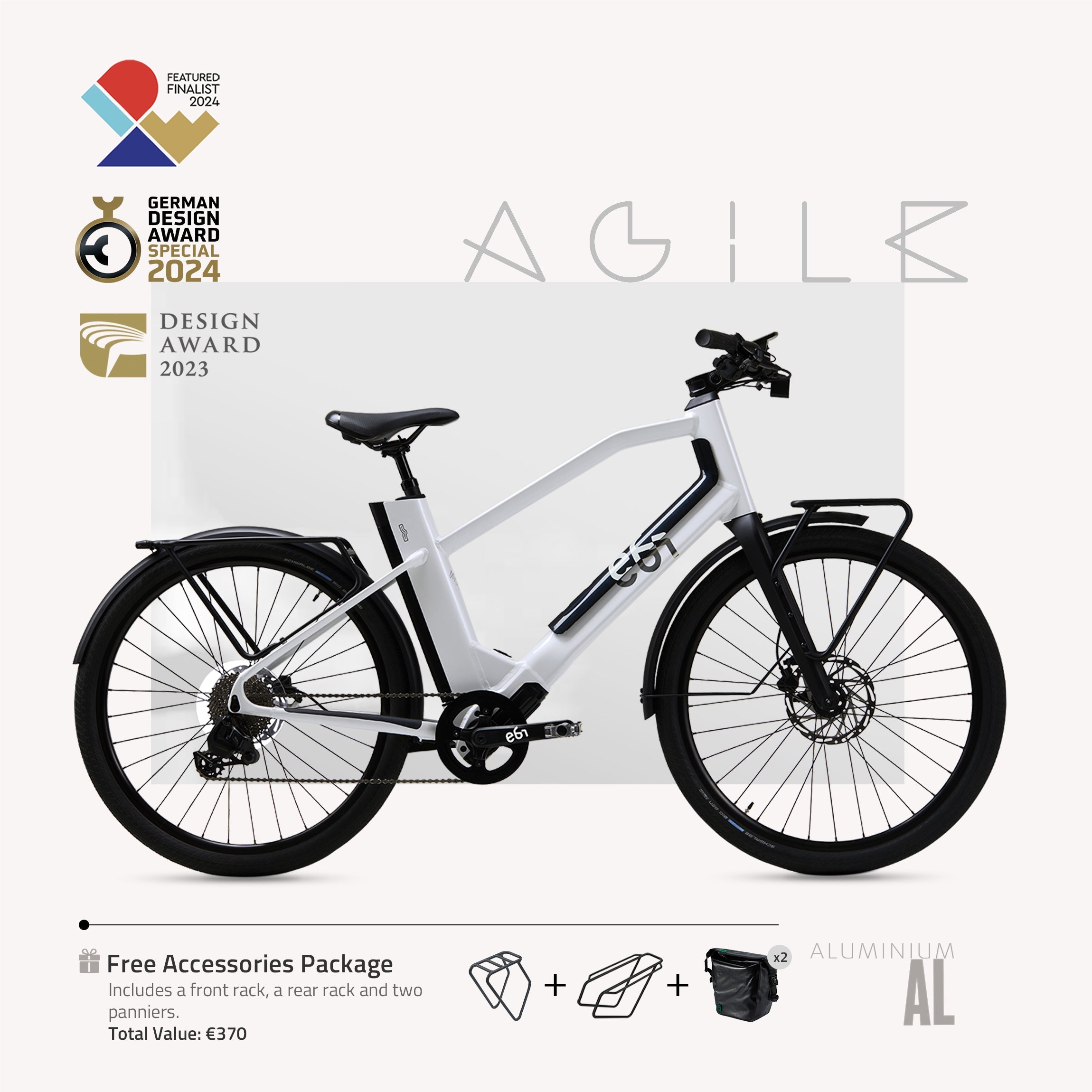 EBI AGILE Urban Aluminum – Komfortables E-Bike für zuverlässige urbane Mobilität