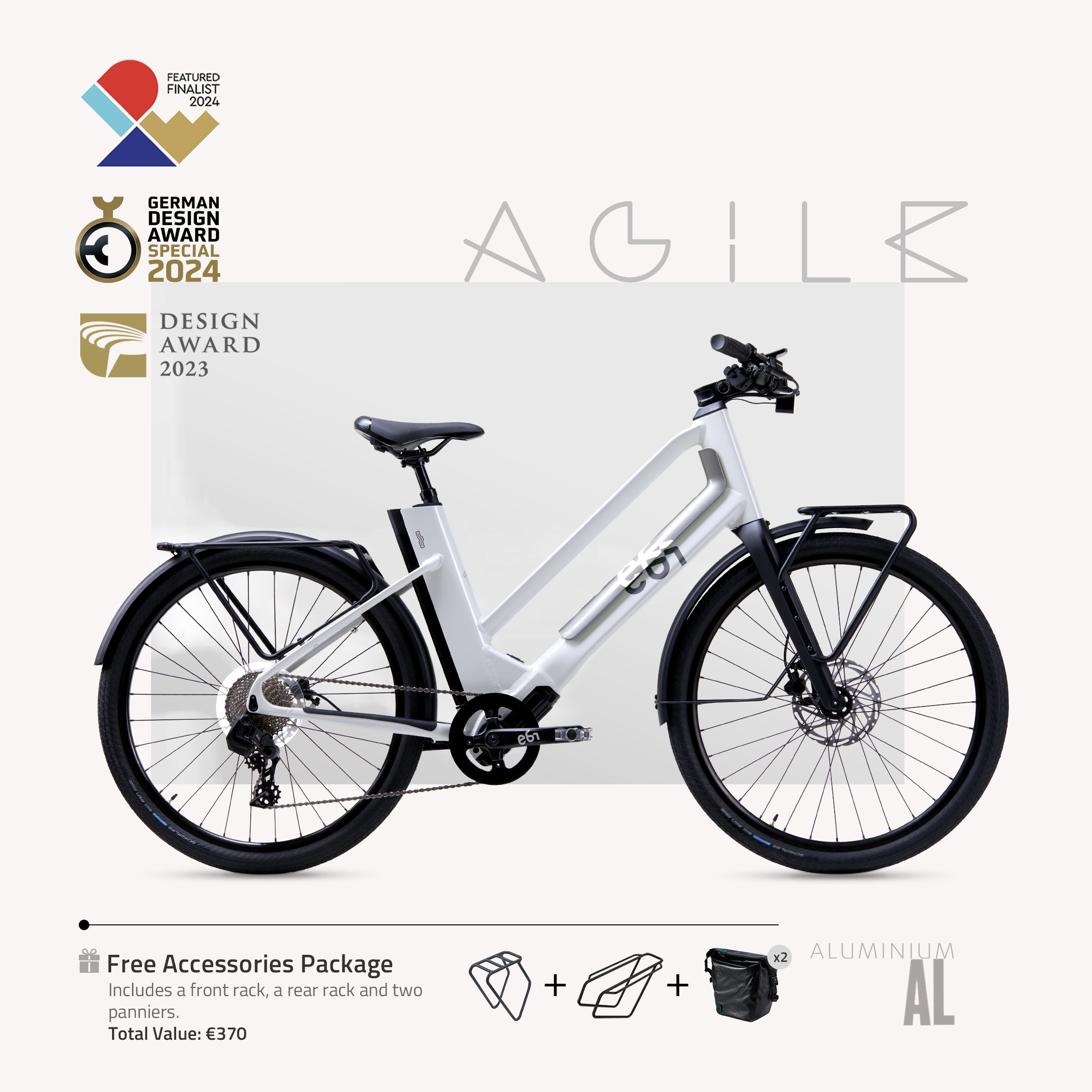 EBI AGILE Urban Aluminum – Komfortables E-Bike für zuverlässige urbane Mobilität