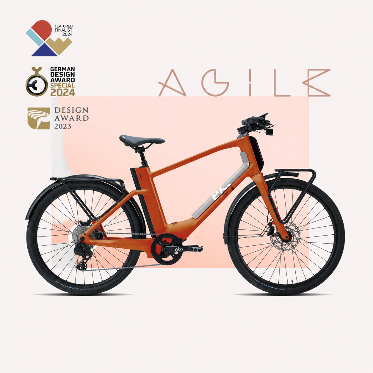 EBI AGILE Urban Carbon: bicicleta eléctrica ligera y potente