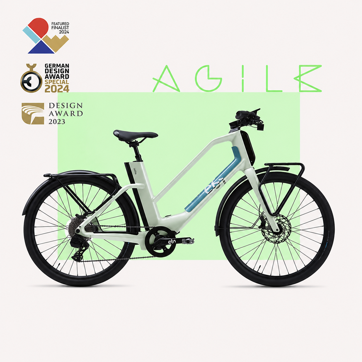 EBI AGILE Urban Carbon: bicicleta eléctrica ligera y potente
