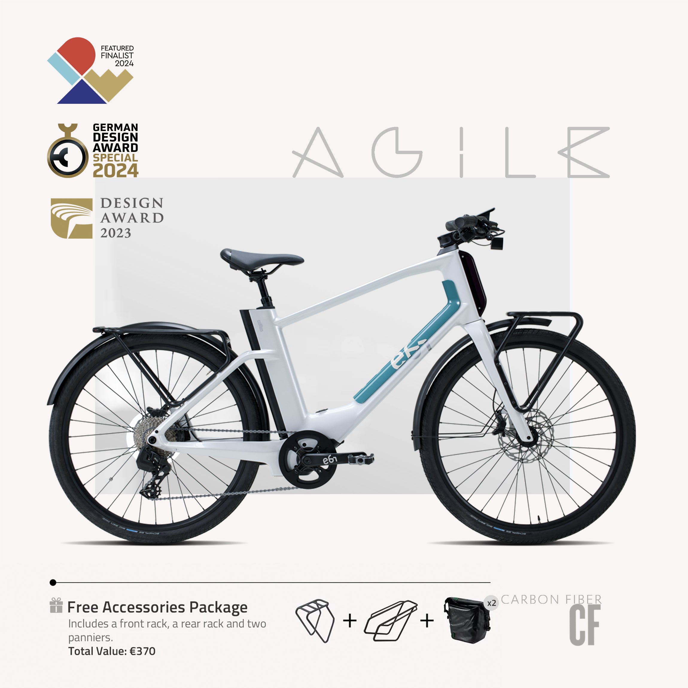 EBI AGILE Urban Carbon: Leichtes, leistungsstarkes E-Bike