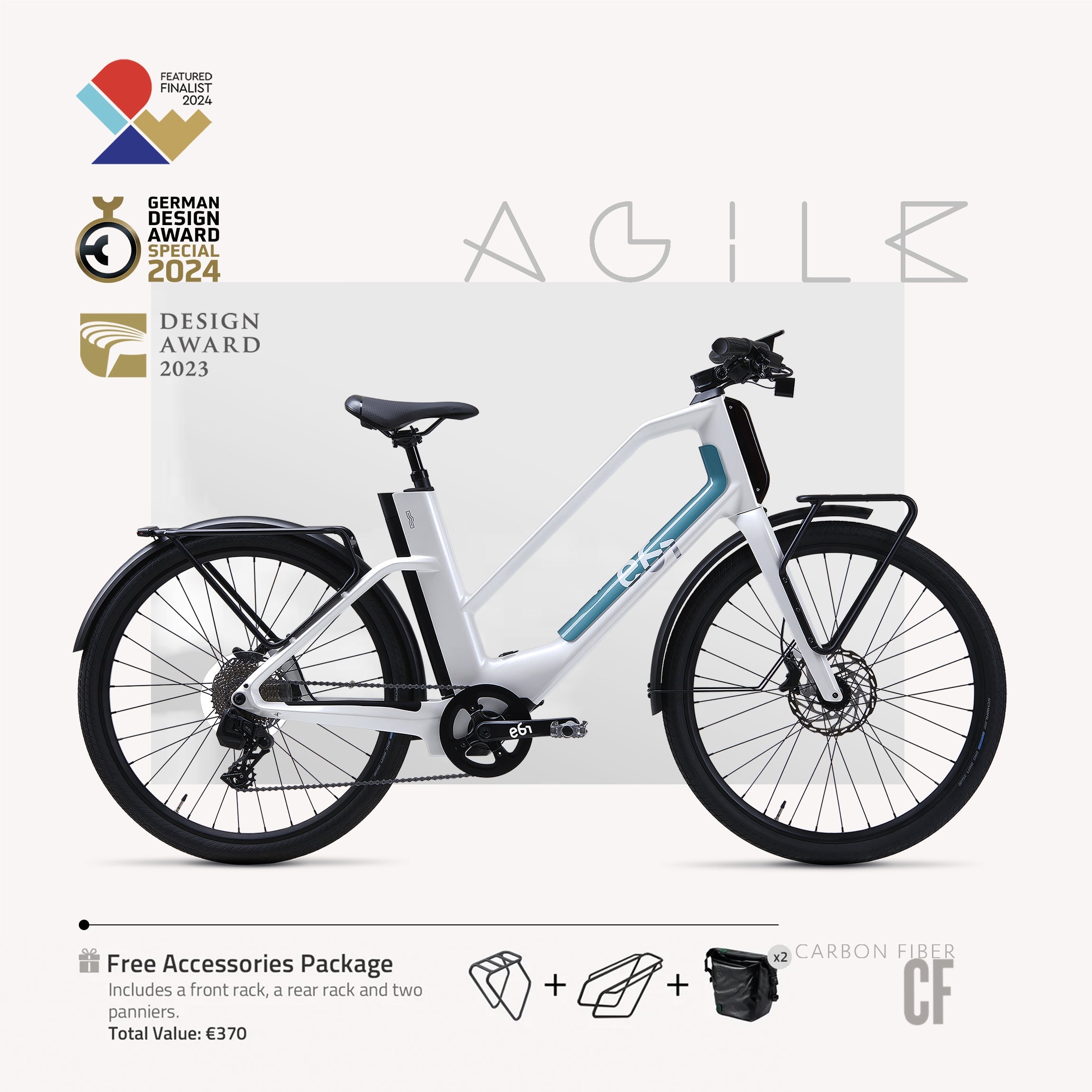 EBI AGILE Urban Carbon: Leichtes, leistungsstarkes E-Bike