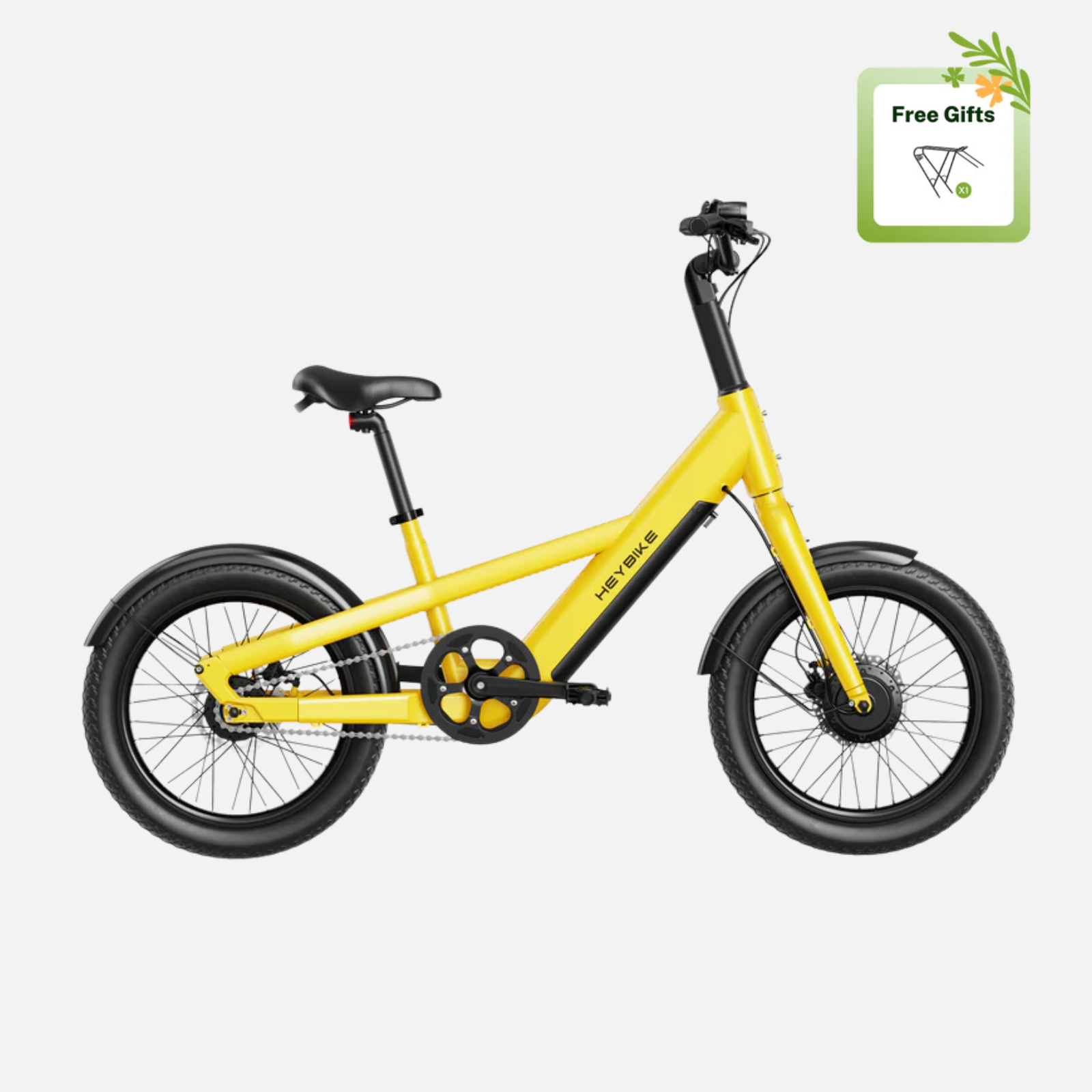 Sonnengelb (Gratiszugabe: 69 €) Heybike EC Compact City – 🇩🇪 MADE IN GERMANY