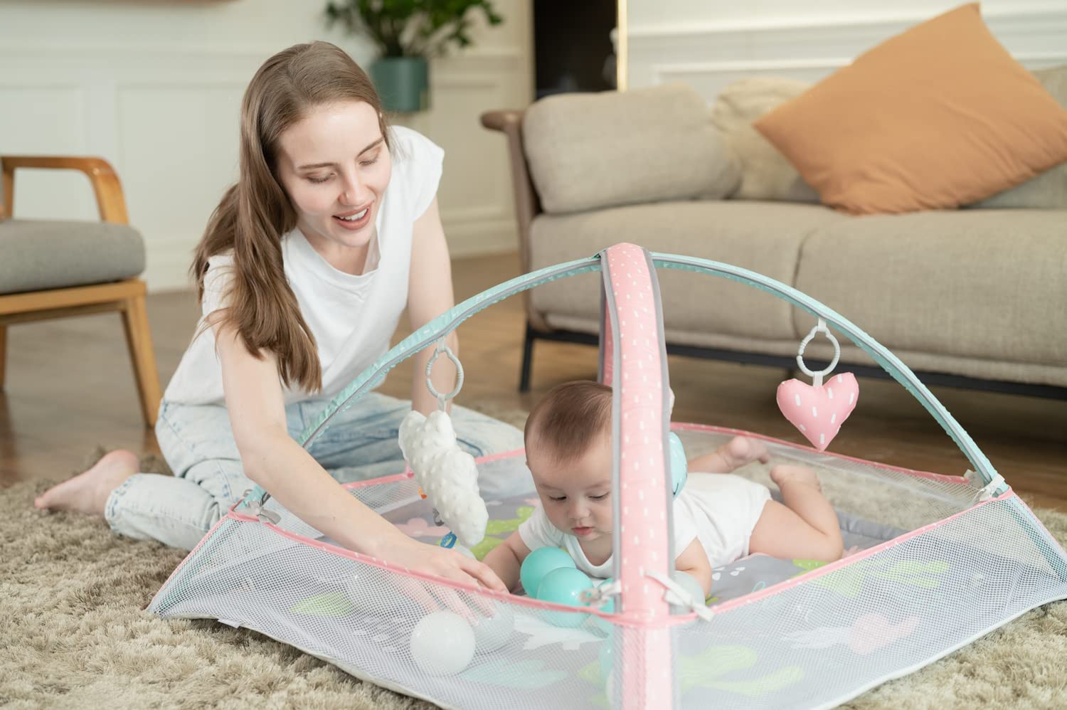 Ladida Baby Aktivitätsspielmatte Unihorn - Twopoint