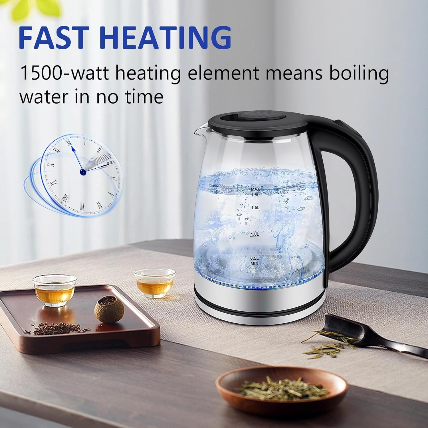 Bouilloire électrique LapEasy pour garder au chaud