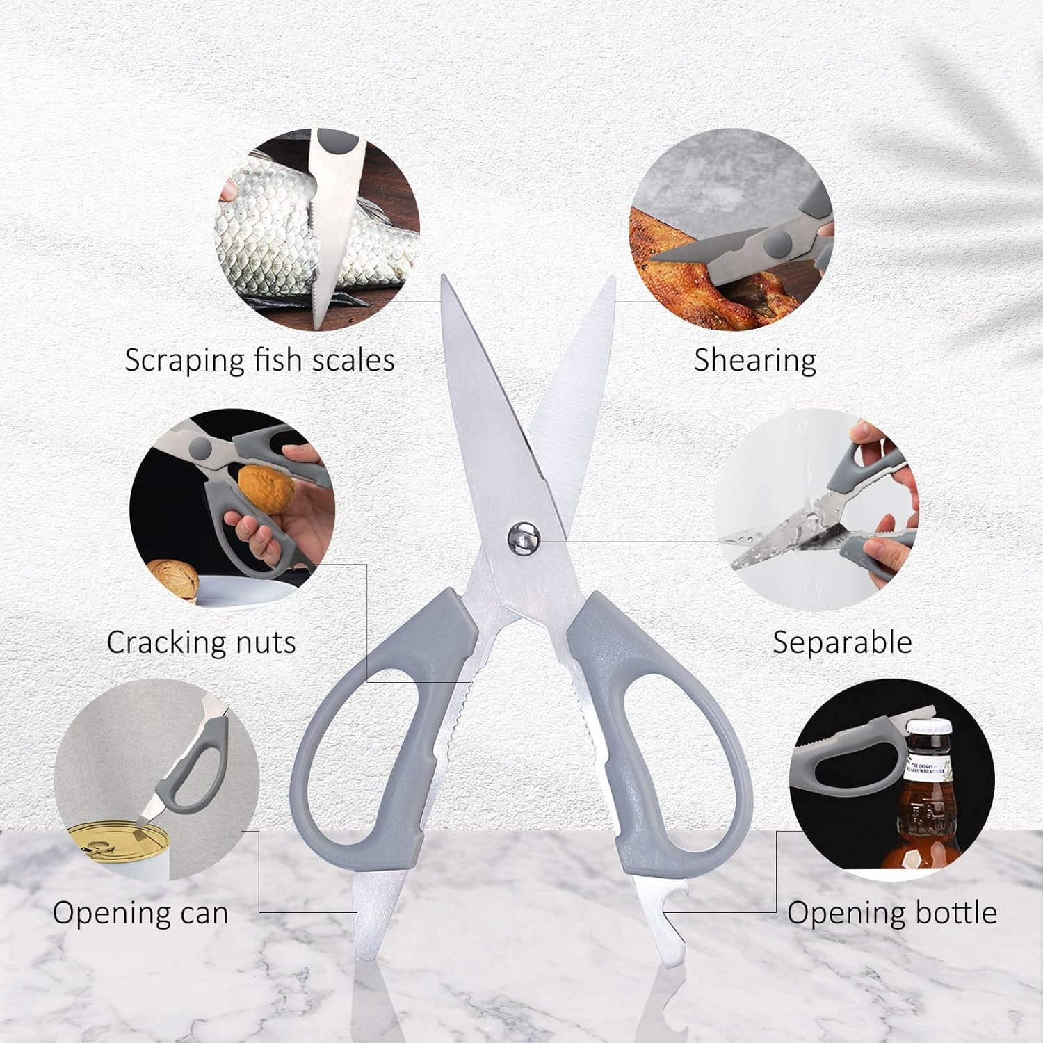 LapEasy set de couteaux de cuisine 15 pièces avec bloc