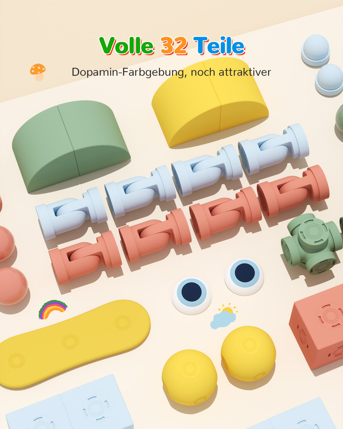 Magfun magnetic building blocks toy - 3D animal figures, versatile & creative