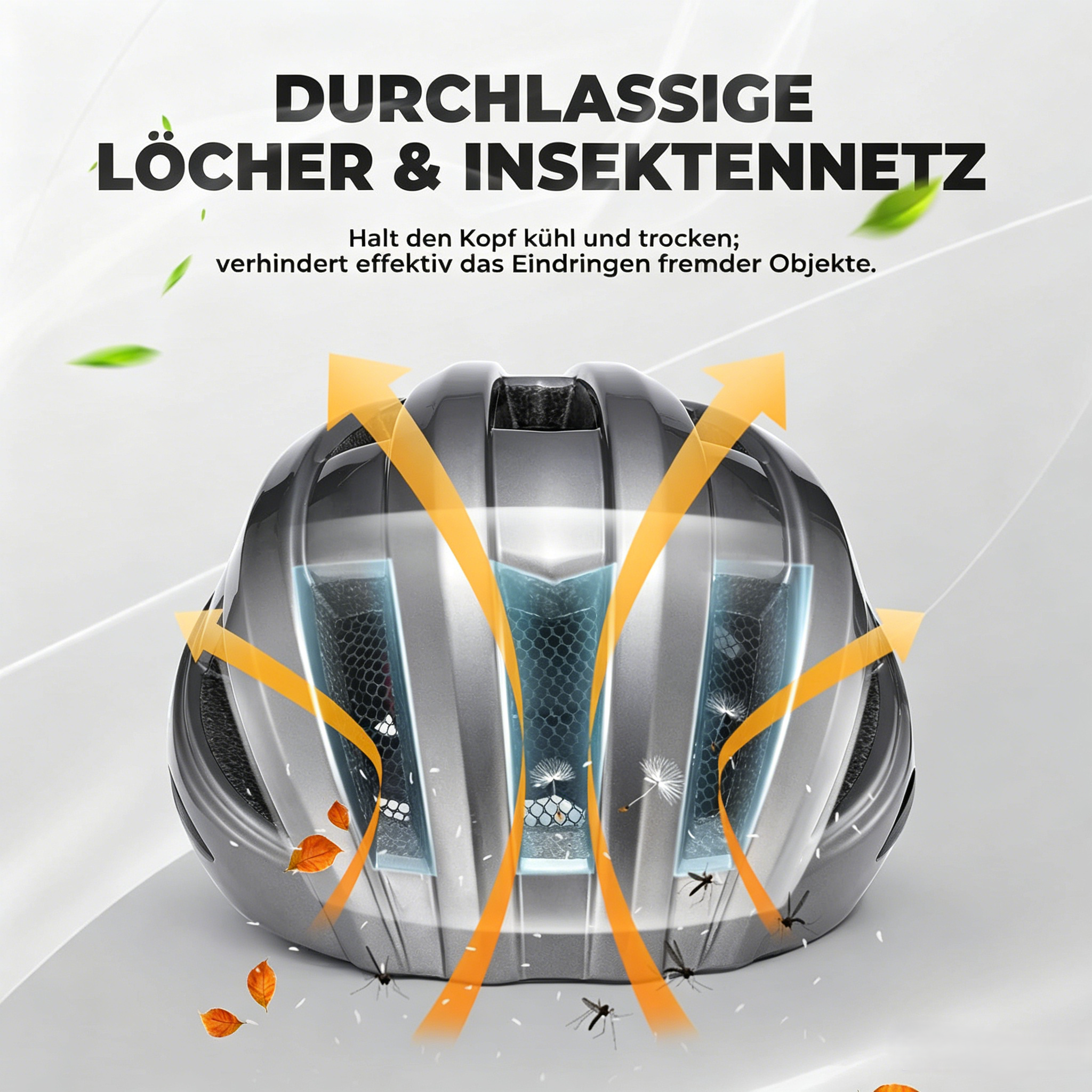 Casque de vélo ROCKBROS avec feu arrière - pour VTT & vélo de route