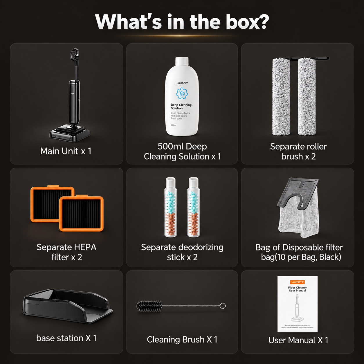 UWANT DX800 Steam Nass- & Trockensauger
