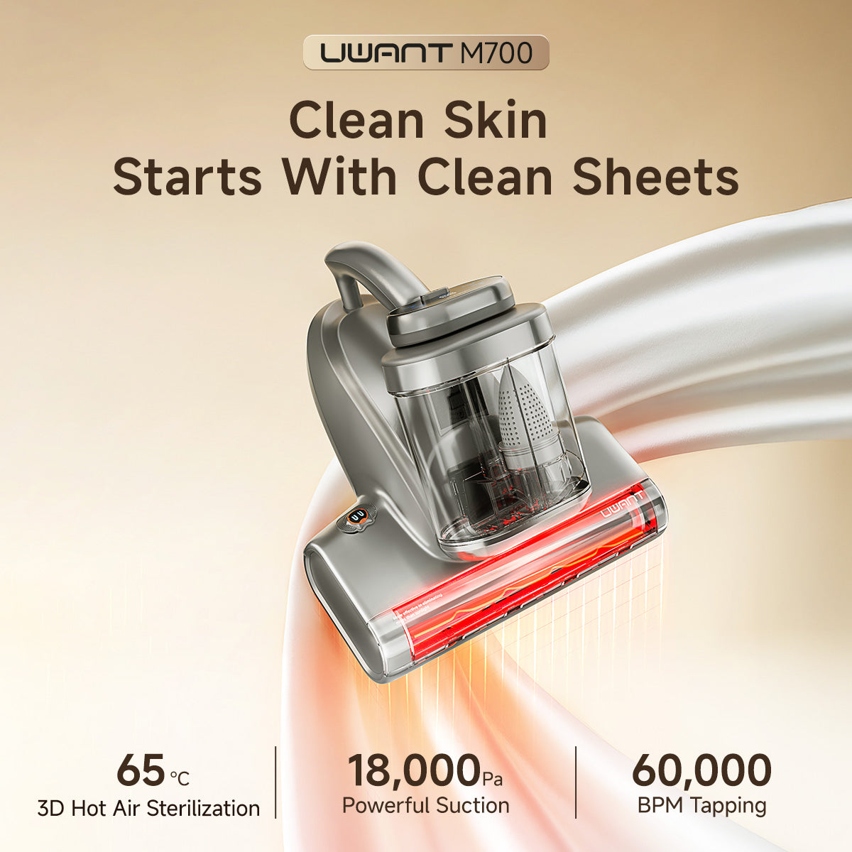<tc>UWANT</tc> Aspiradora de ácaros M700
