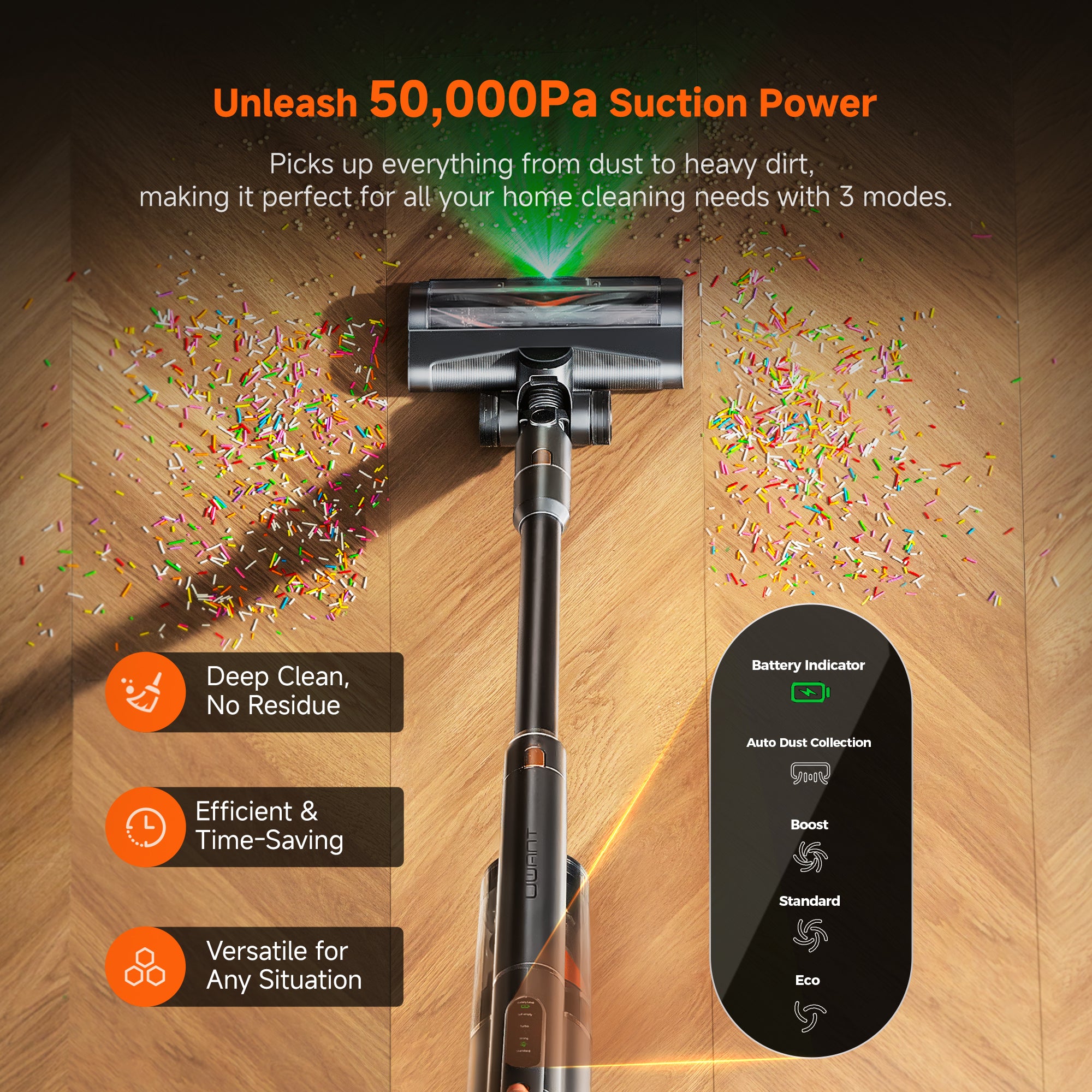 UWANT V500 Akkustaubsauger