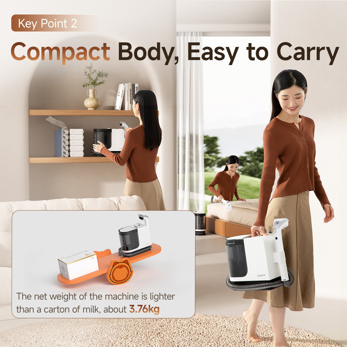 UWANT Y200 Dampf-Textilreinigungsgerät