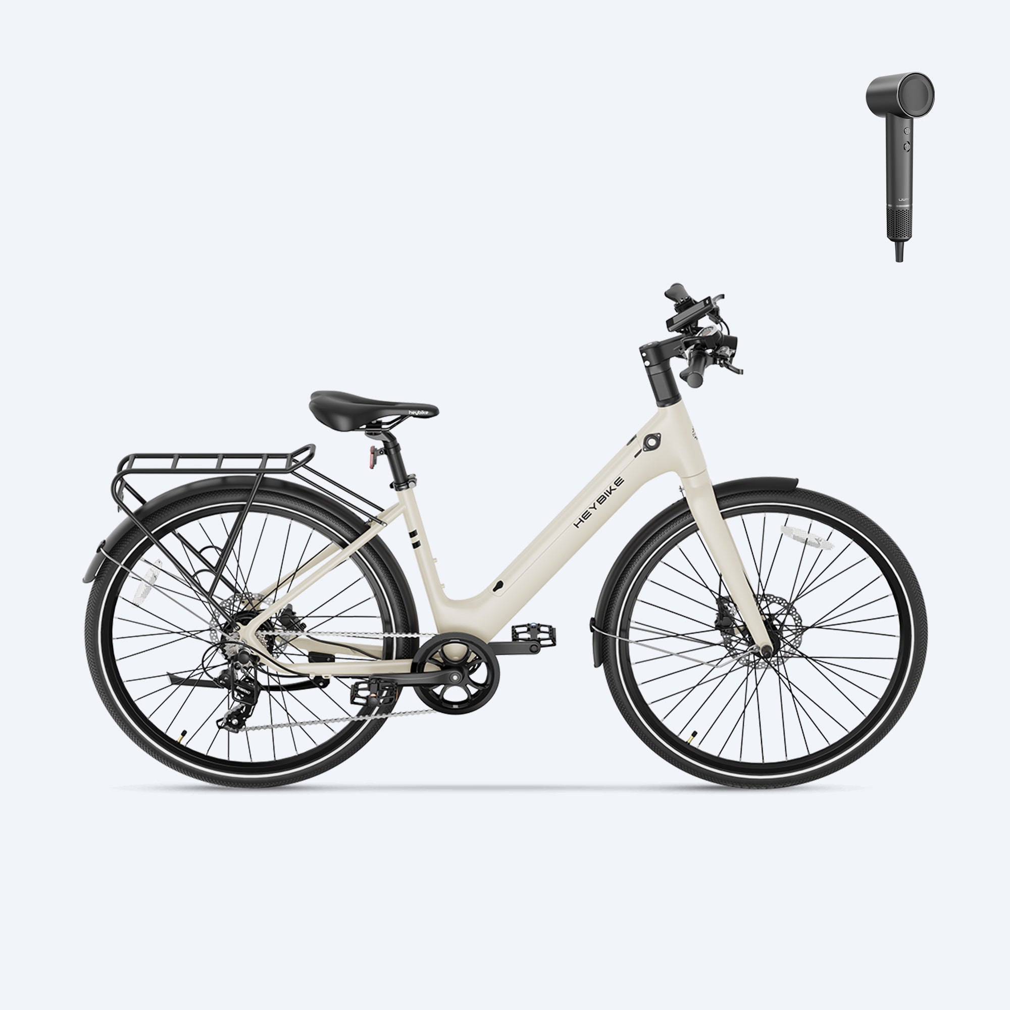 (55 € promotional gift)<tc>Heybike</tc> EC 1-ST Pedelec E-Bike step-through frame