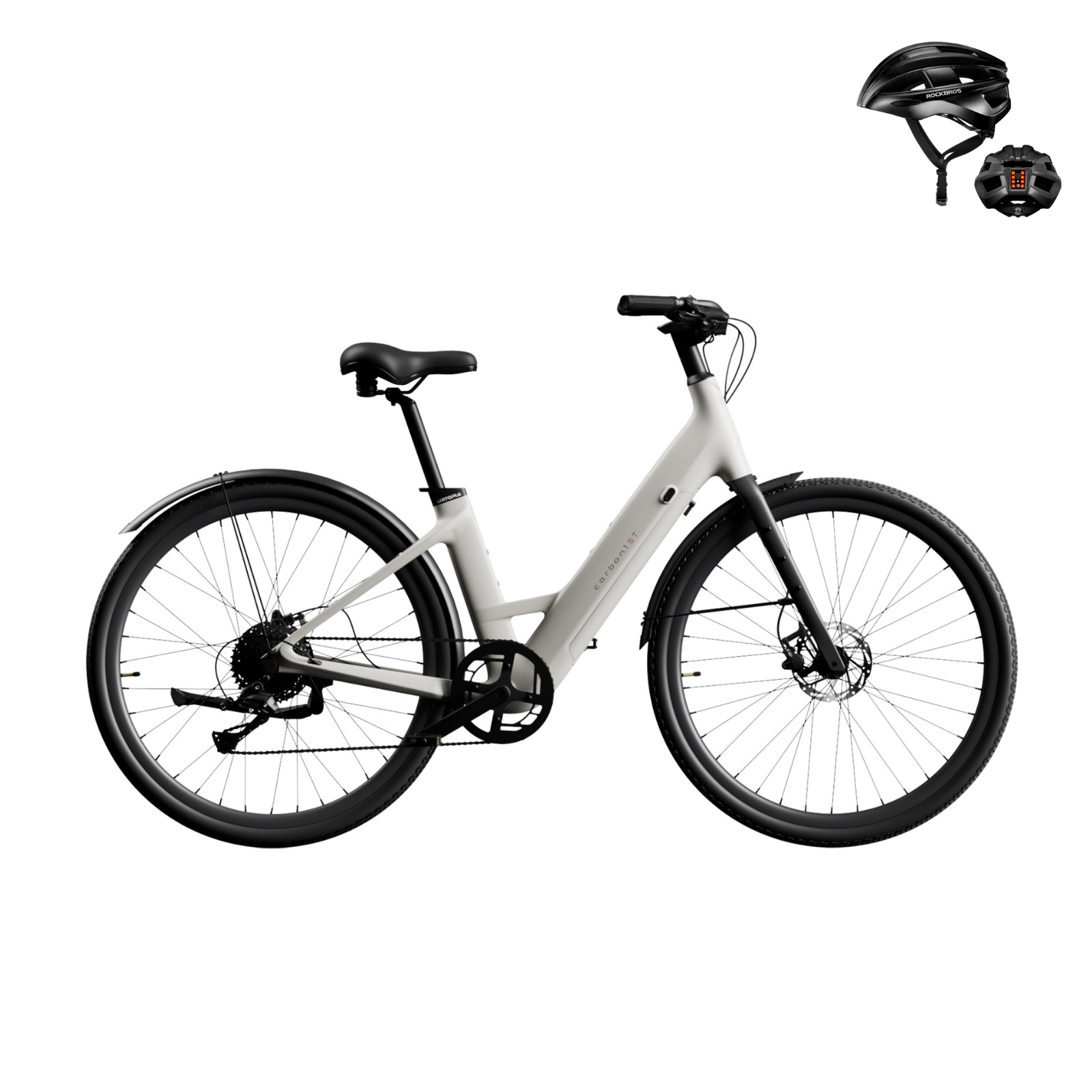 (Bonus gratuit :) 49,99 €) <tc>Urtopia</tc> <tc>Carbon 1</tc> Step-Thru – Le vélo électrique intelligent en carbone pour une mobilité confortable