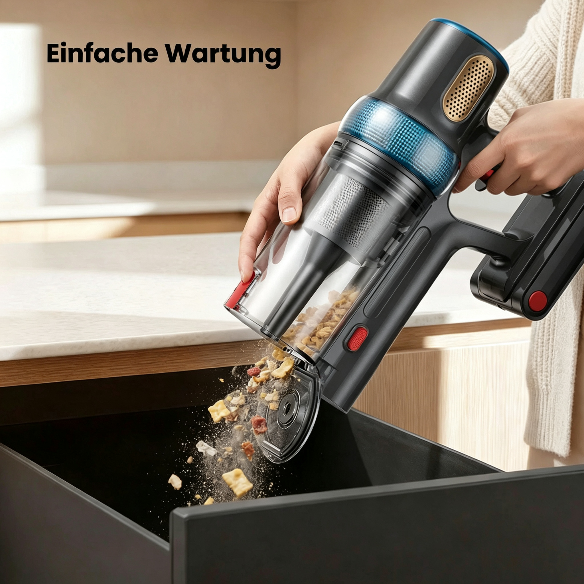 Yaber P20 Akku-Staubsauger – 120 AW starke Saugleistung & bis zu 52 Min. Laufzeit