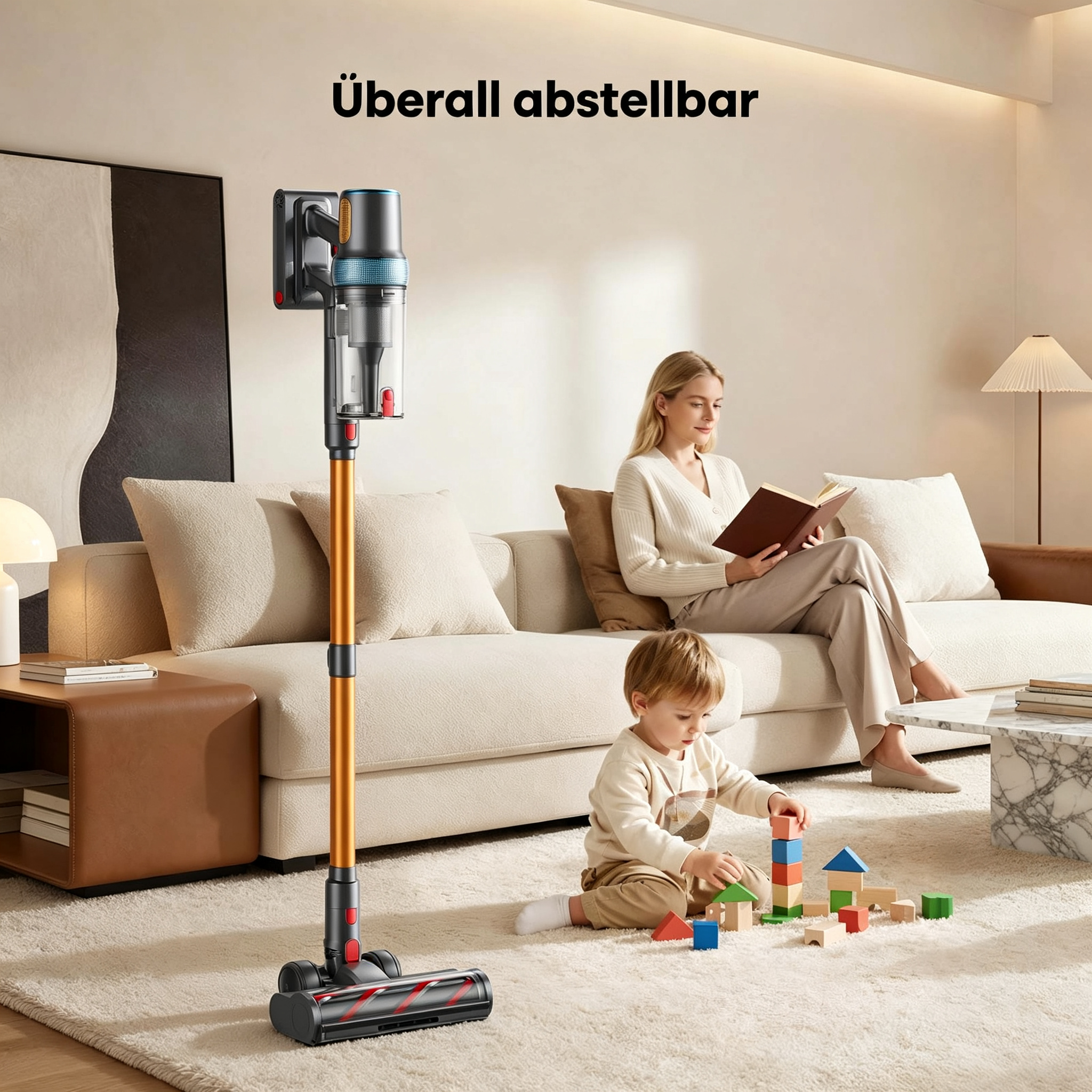 Yaber P20 Akku-Staubsauger – 120 AW starke Saugleistung & bis zu 52 Min. Laufzeit