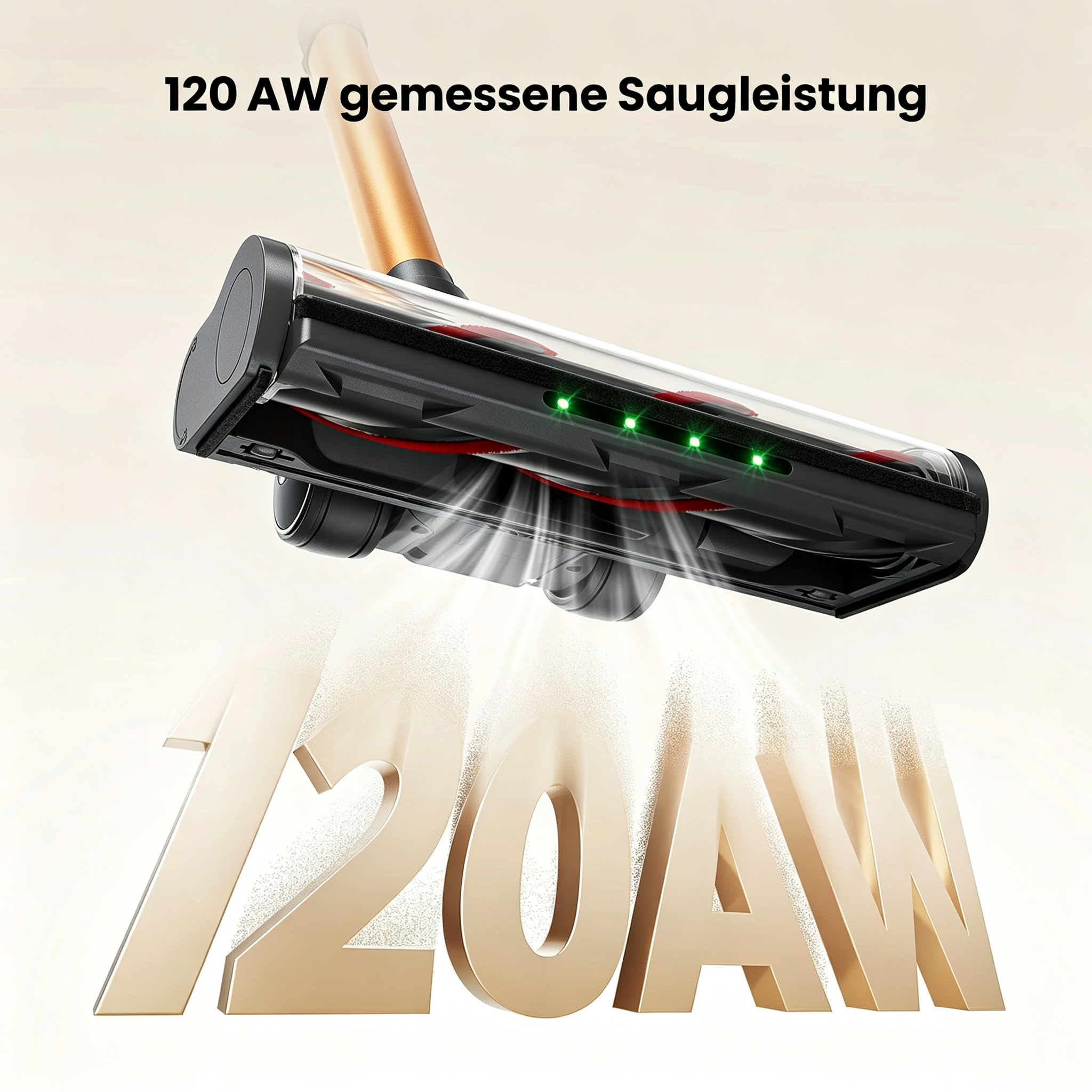 Yaber P20 Akku-Staubsauger – 120 AW starke Saugleistung & bis zu 52 Min. Laufzeit